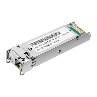 Omada Gigabit Single-Mode WDM Bi-Directional SFP Module, LC Connector, SM321A-2