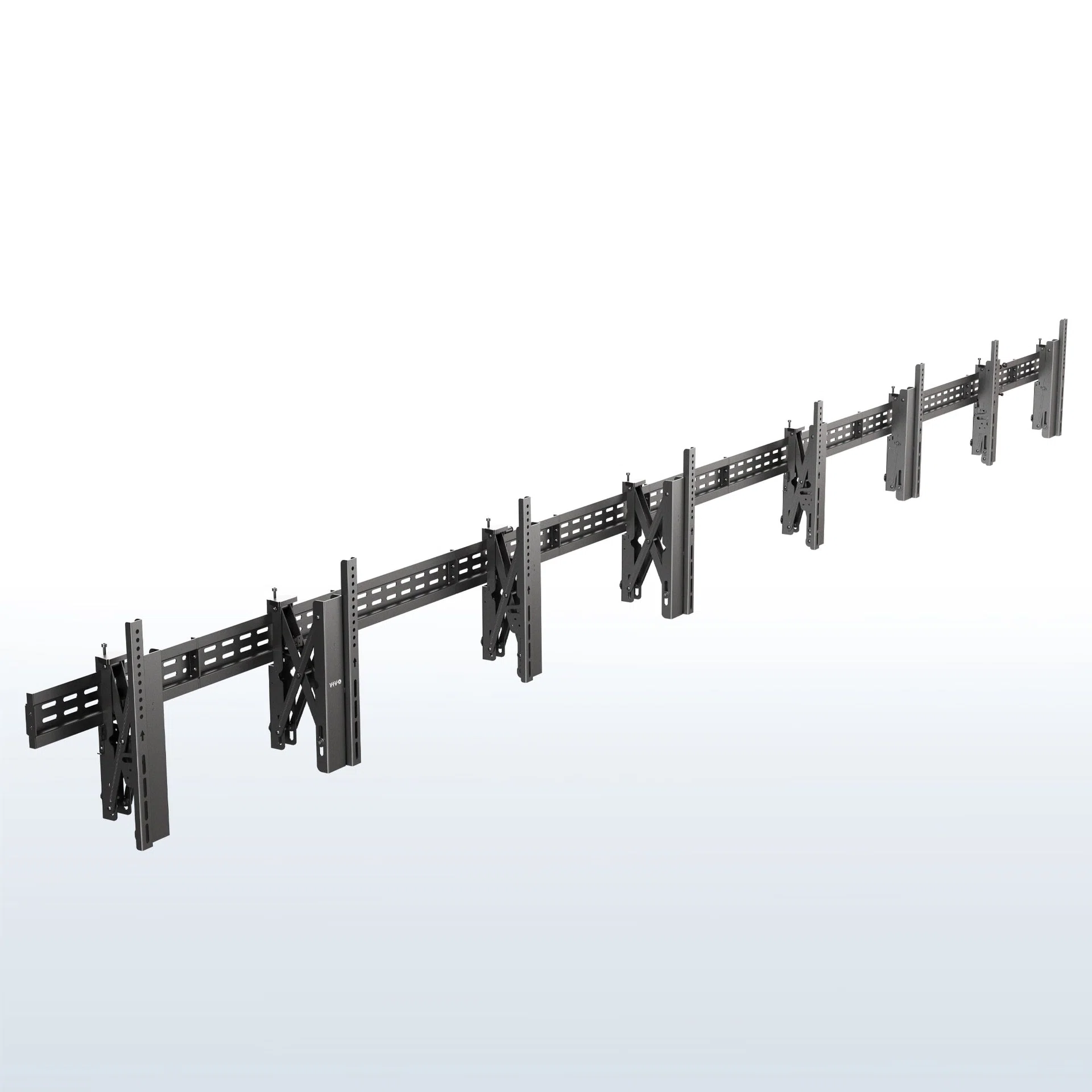 VIVO Pop-Out TV Tilting 1x4 Video Wall Mounts - 37” to 65” Screens — Pop-Out TV Tilting 1x4 Video Wall Mounts - 37” to 65” Screens — Product view
