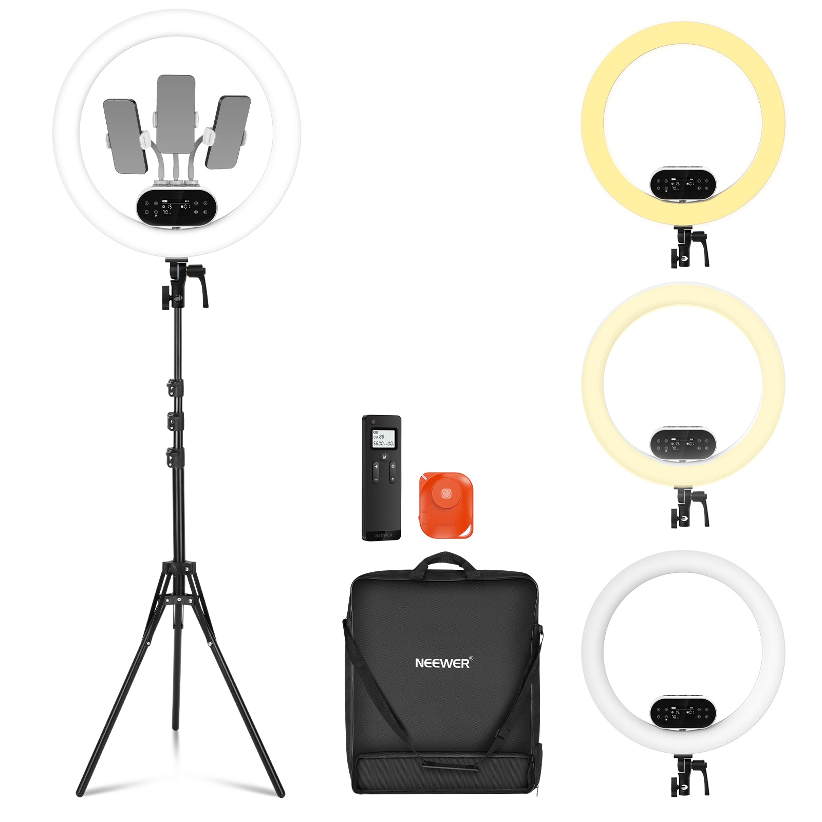 RH100B 19" 100W High Power LED Ring Light