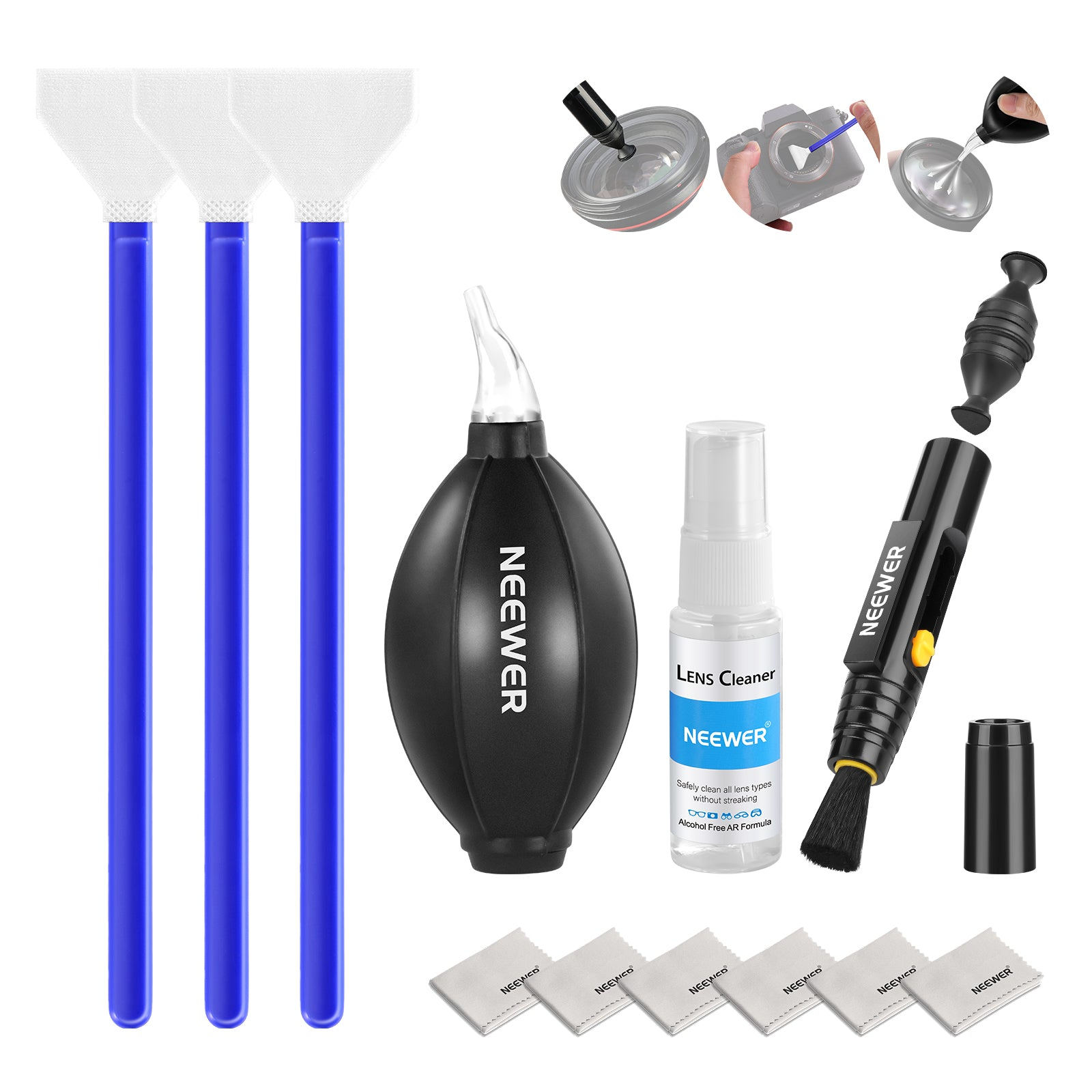 HM-49 12 in 1 Camera Lens Cleaning Kit
