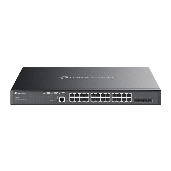 Omada 28-Port Gigabit L2+ Managed PoE Switch with 24x PoE+, SG3428MP