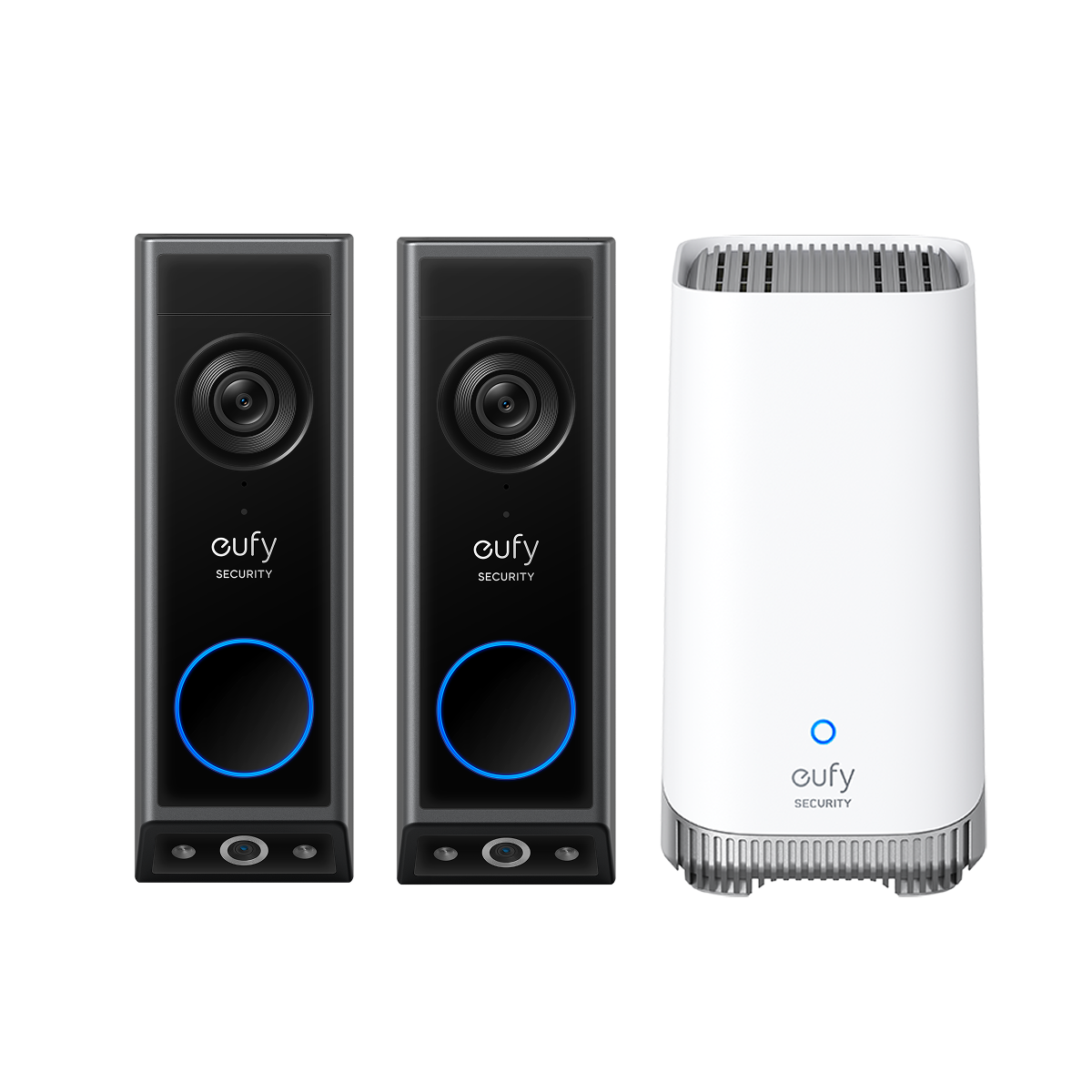 Eufy Video Doorbell E340 (2-Pack) + HomeBase™ S380