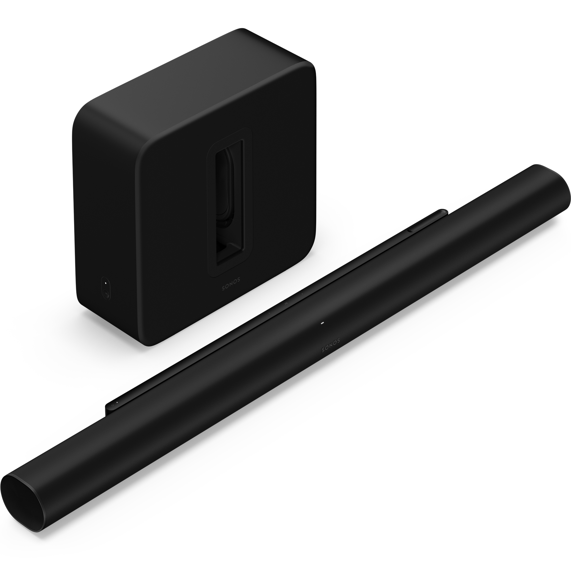 Set of a black Arc Ultra and a black Sub 4