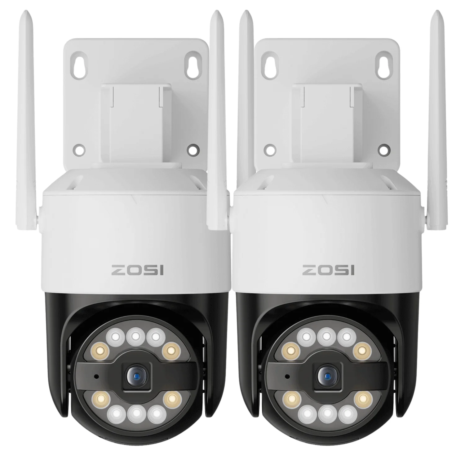 C296B 4K/5MP Wi-Fi 6 Pan Tilt Security Camera + Up to 256GB Local Storage — 2-Camera Pack
