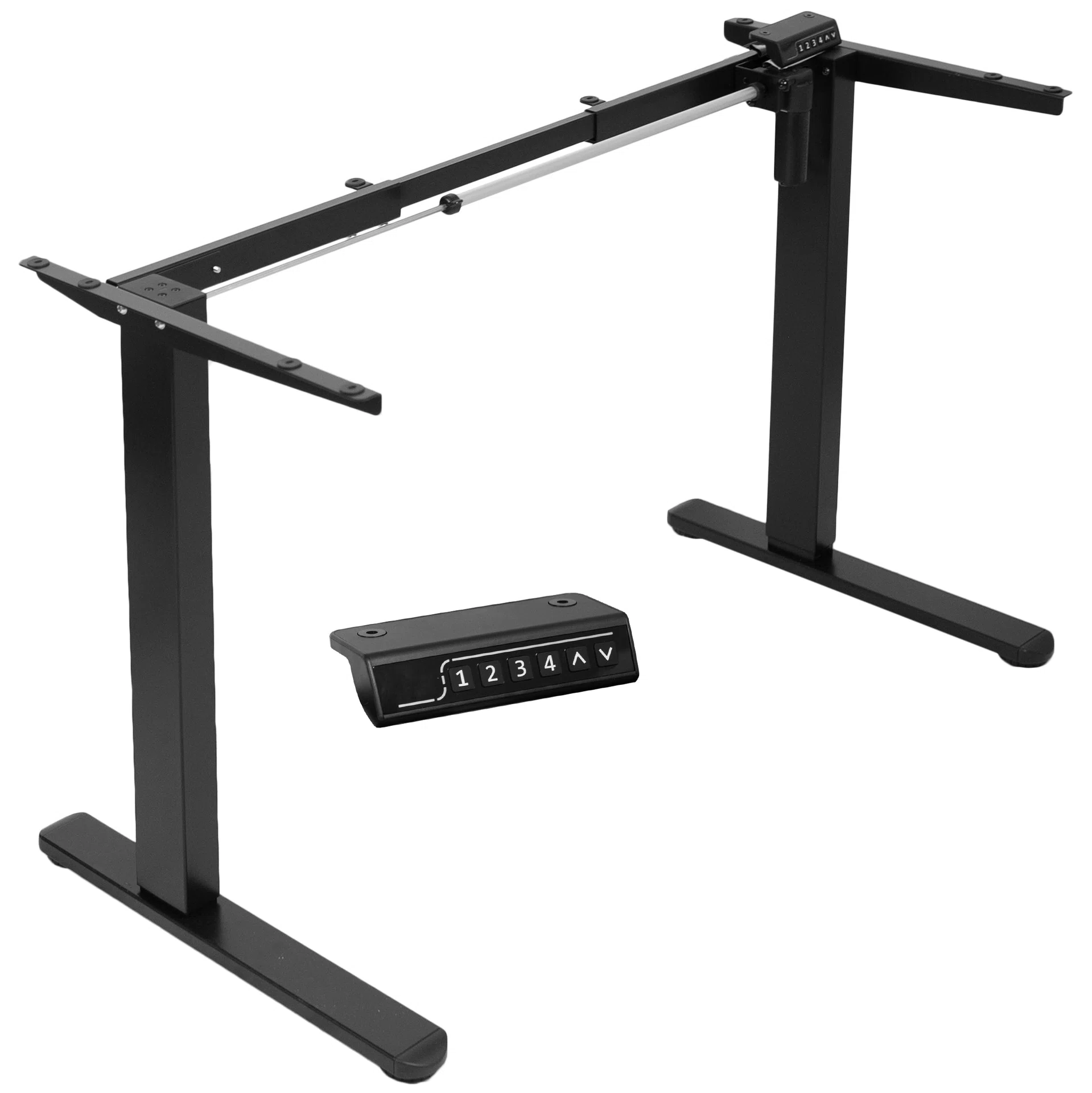 Electric Single Motor Desk Frame with Rear-set Legs