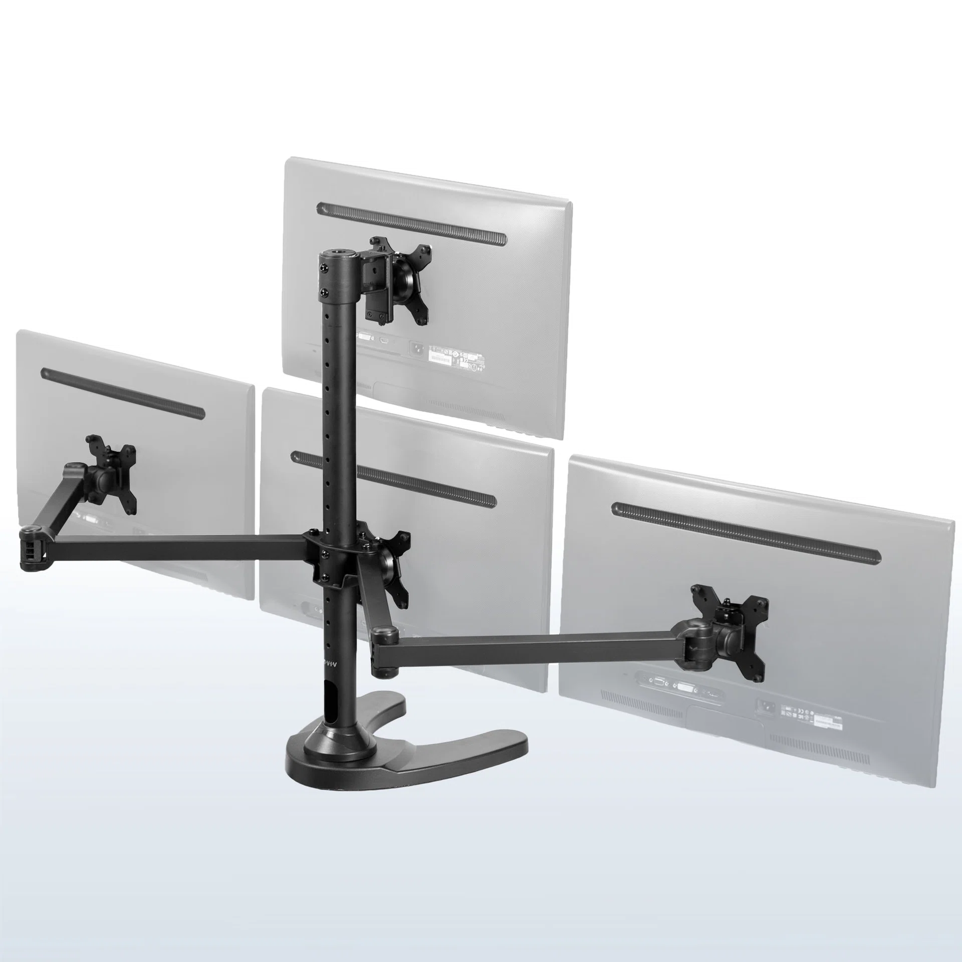 VIVO Quad Monitor Desk Stand - 13” to 32” Screens — Quad Monitor Desk Stand - 13” to 32” Screens — Product view