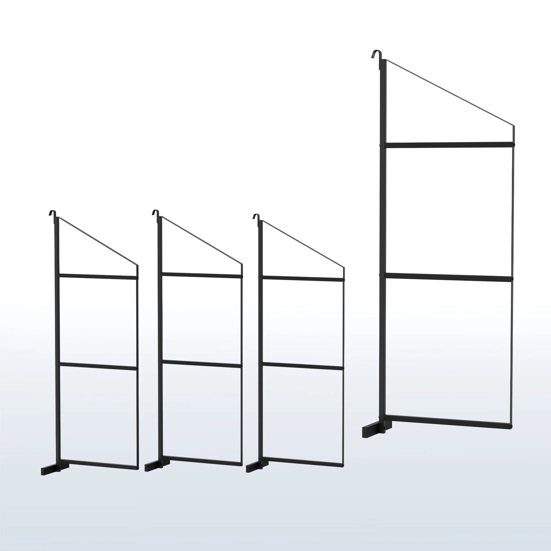 Life Finds by VIVO 3 Tier Shipping Container Shelving Brackets (x4)