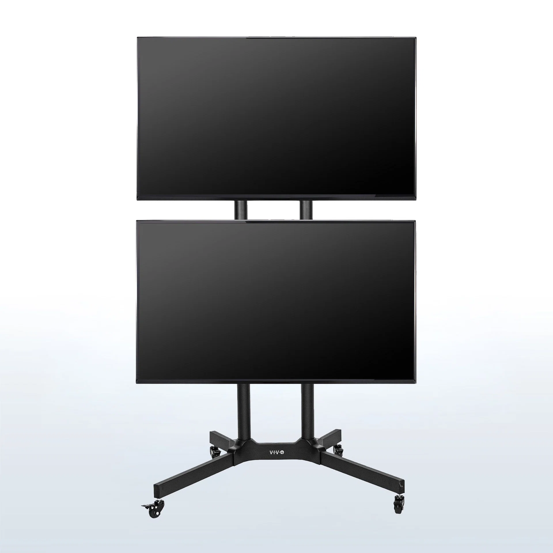Dual Screen TV Cart - 32" to 65" Screens