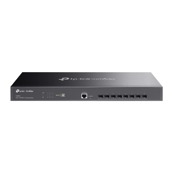 Omada 8-Port 10GE SFP+ L2+ Managed Switch,Fanless, SX3008F