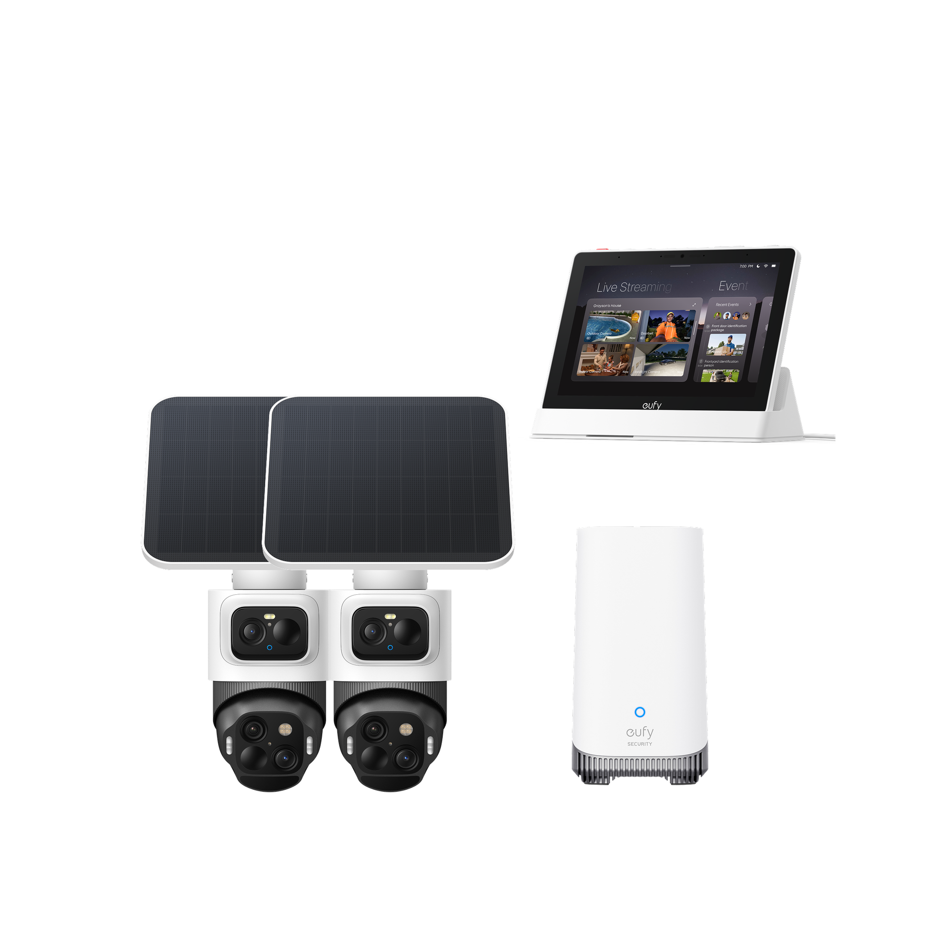 eufyCam S4 2-Cam Kit + eufy Smart Display E10