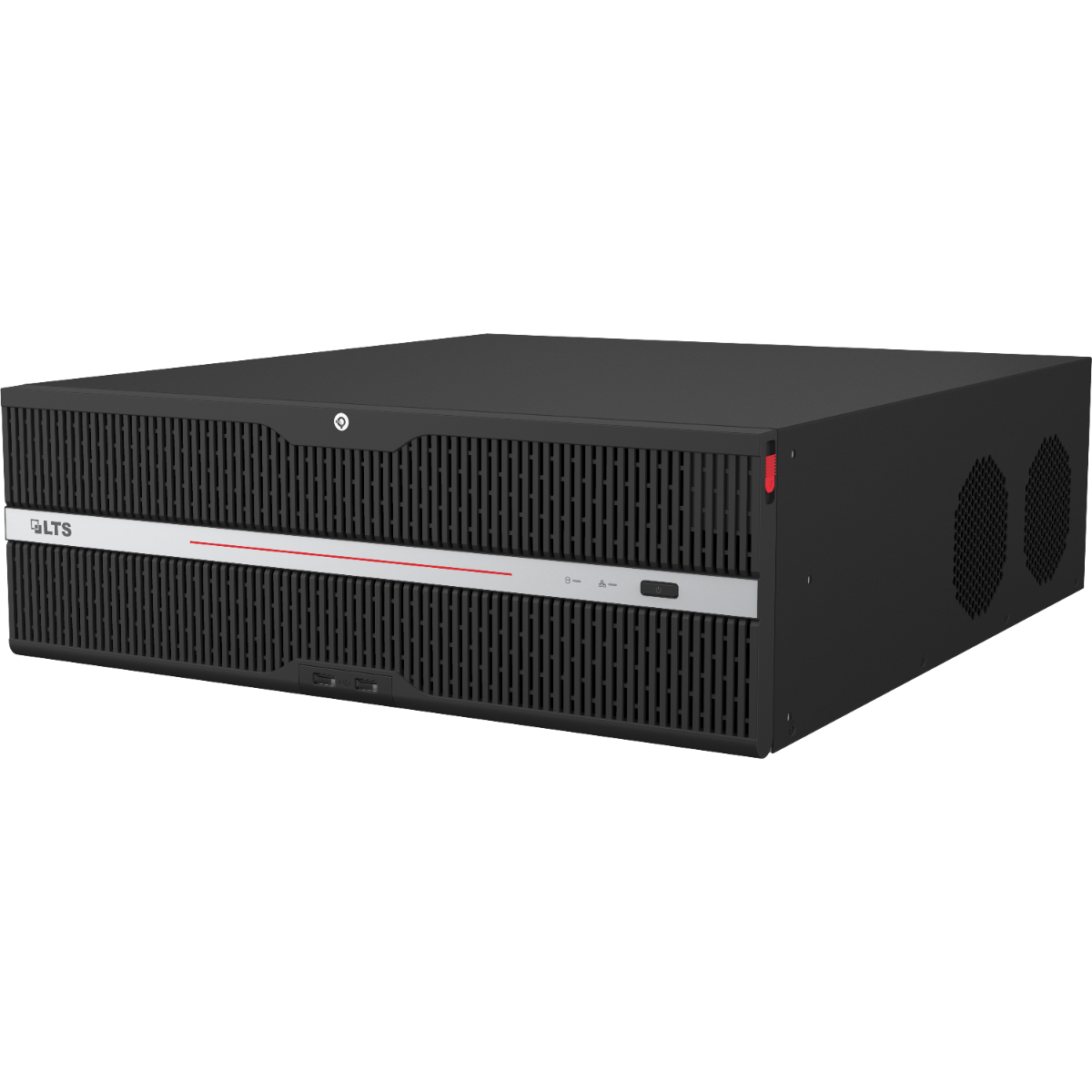 LTS LTN07128D-R16, Platinum Plus 128 Ch 8K Direct Search NVR, H.265+, 16 SATA up to 20TB each, 3U — LTN07128D-R16 · Original hardware perspective 1