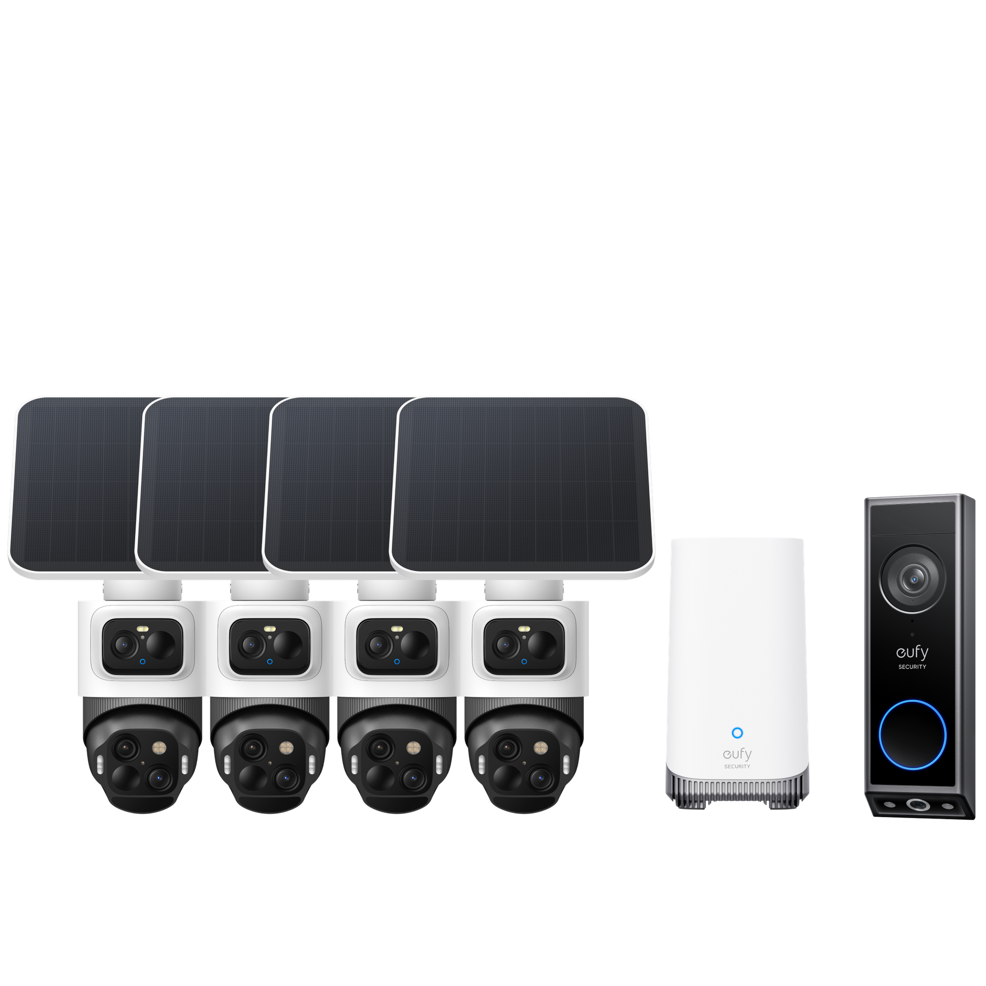 eufyCam S4 4-Cam Kit + Video Doorbell E340