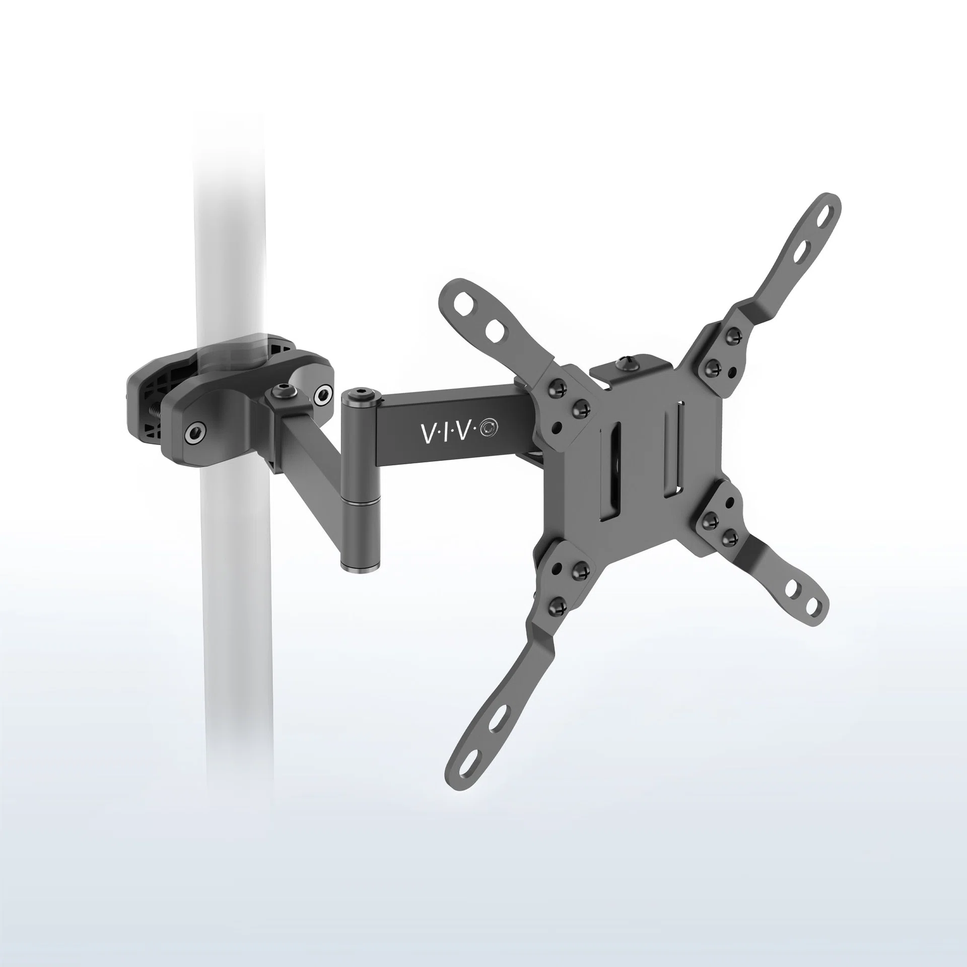 VESA Monitor Arm Pole Mount - 23" to 43" Screens
