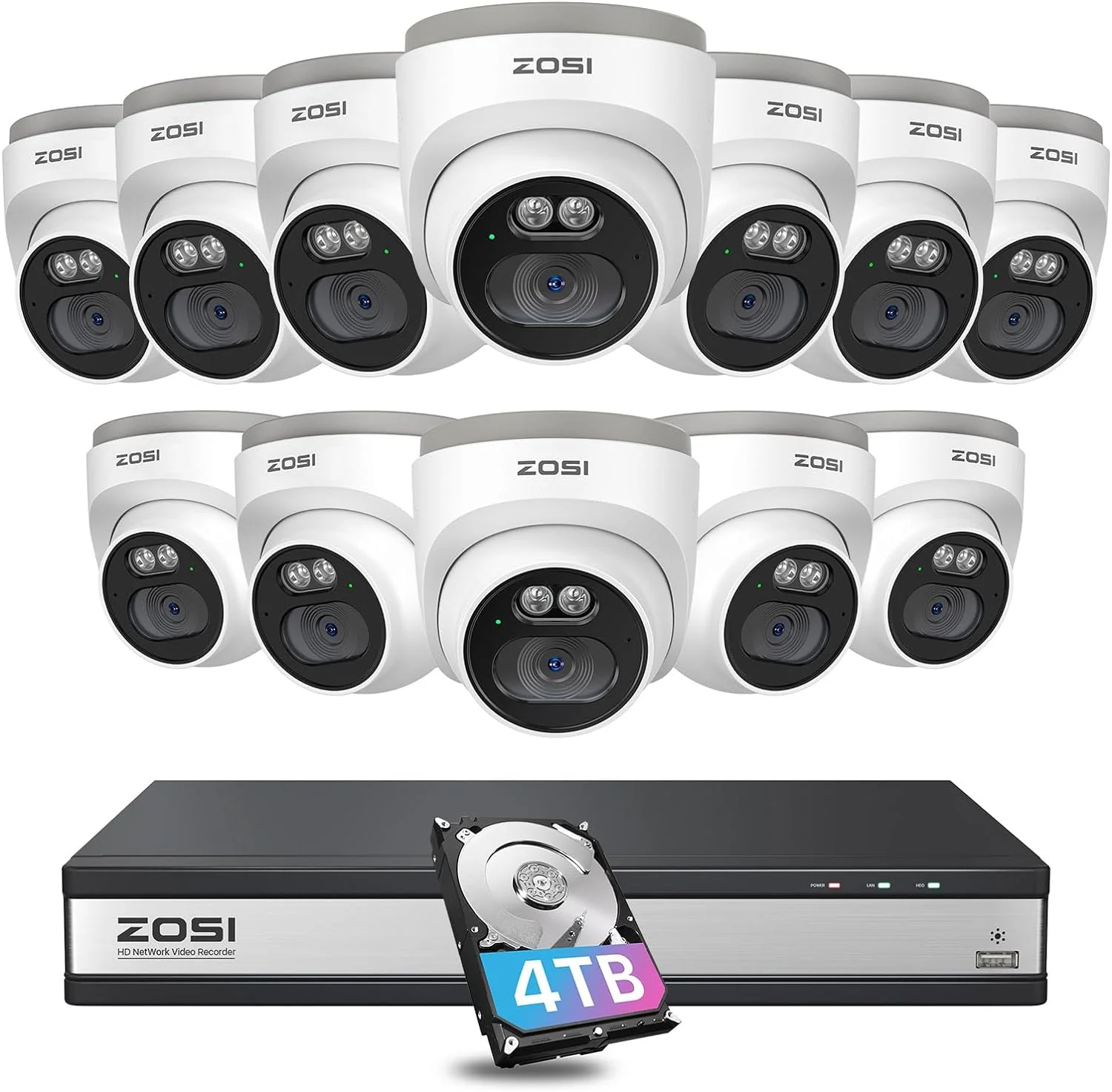 Security systems product — 168K4-2204W12-US