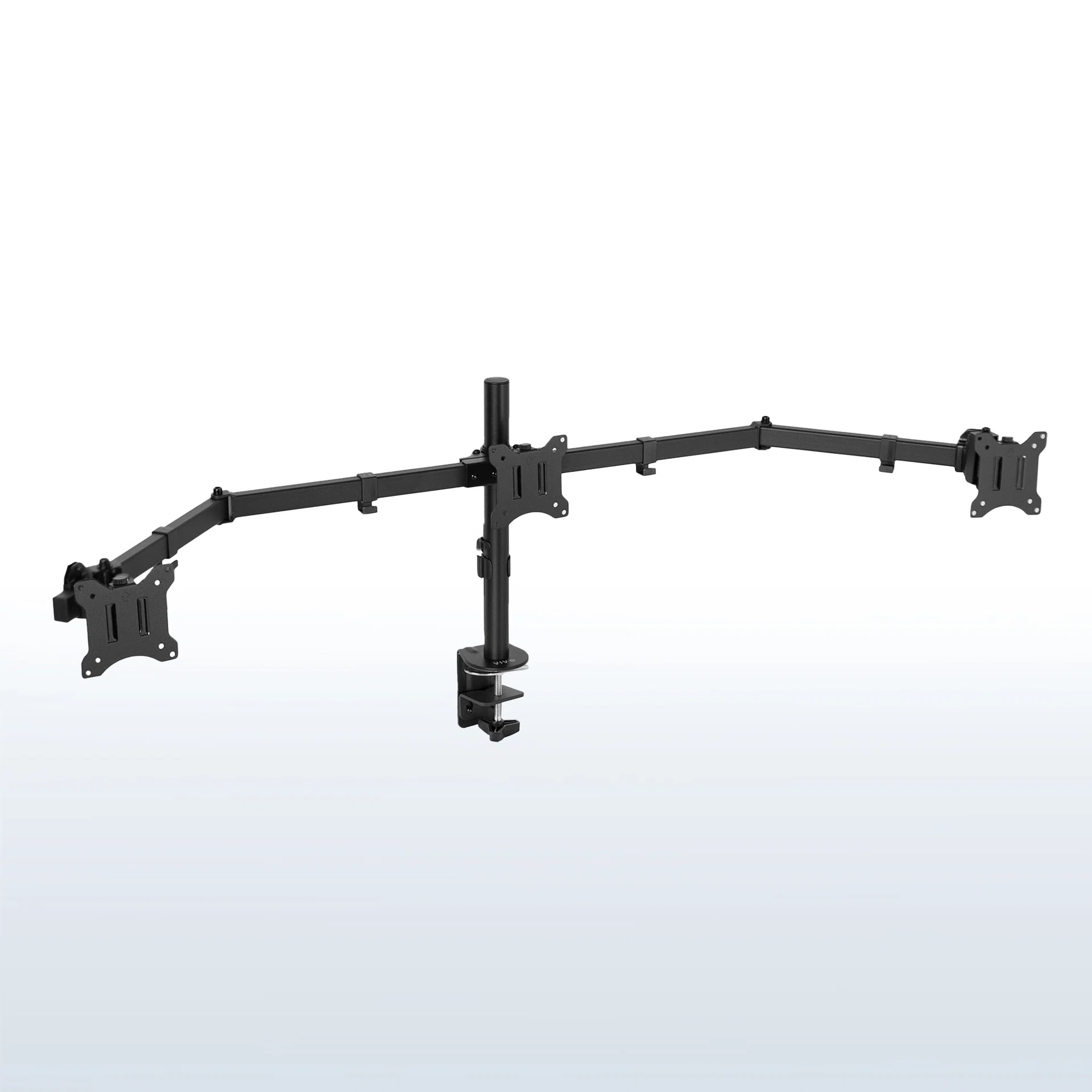 VIVO Flush to Wall Triple Monitor Desk Mount - 21.5" to 27" Screens — Flush to Wall Triple Monitor Desk Mount - 21.5" to 27" Screens — Product view