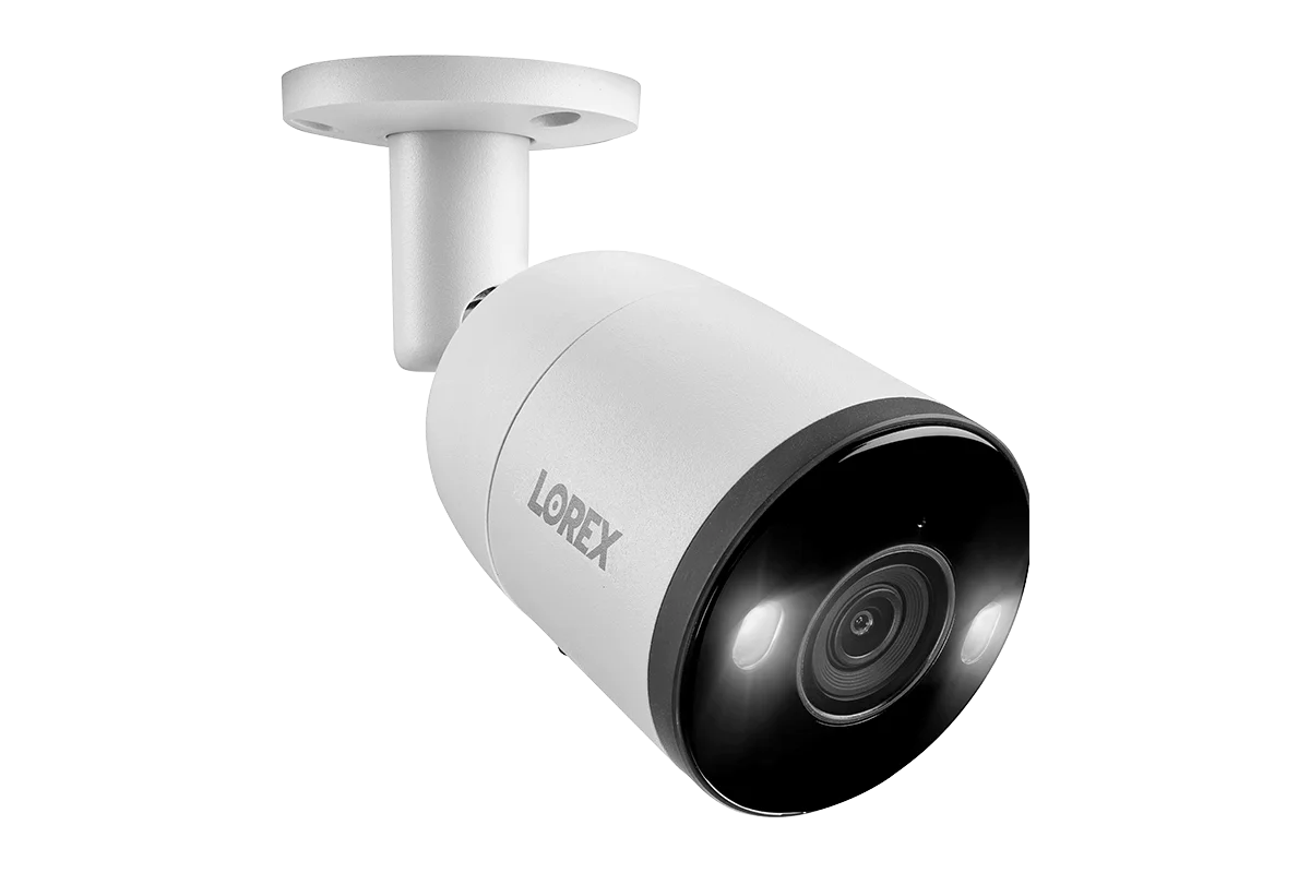Lorex H13 4K IP Wired Bullet Security Camera with Smart Deterrence and Smart Motion Detection
