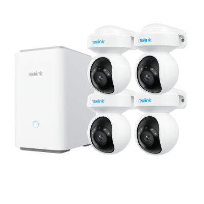 Home Hub Pro with E1 Outdoor Pro · 4-Cam Kit