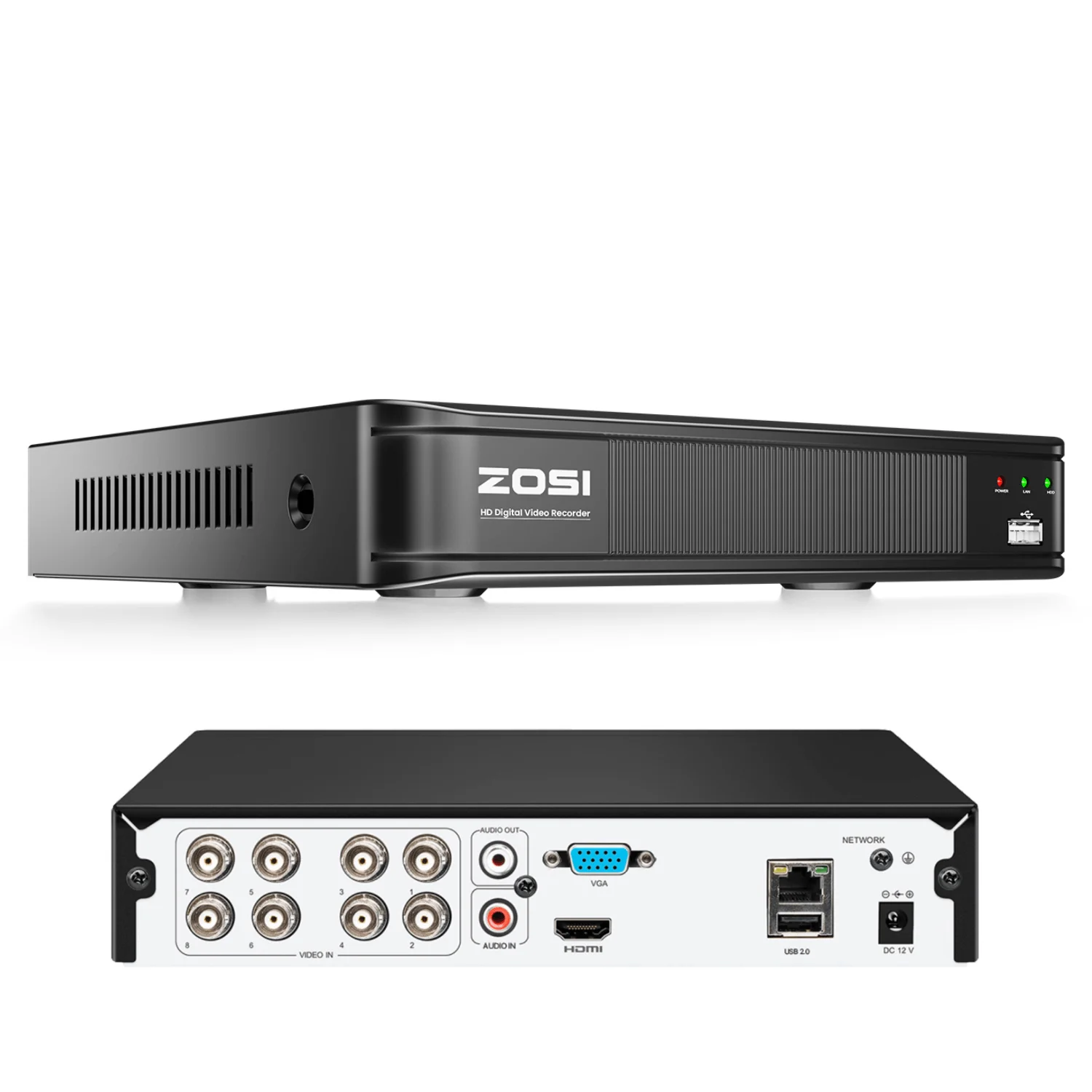 8 Channel 1080P HD Digital Video Recorder DVR (ZR08VMA/ZR08VNA)