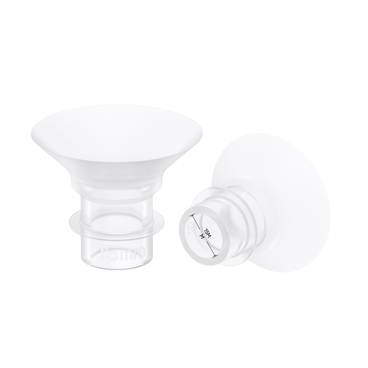 eufy 15 mm Sizing Insert (2-Pack) for Wearable Breast Pump E10/E20/S1/S1 Pro