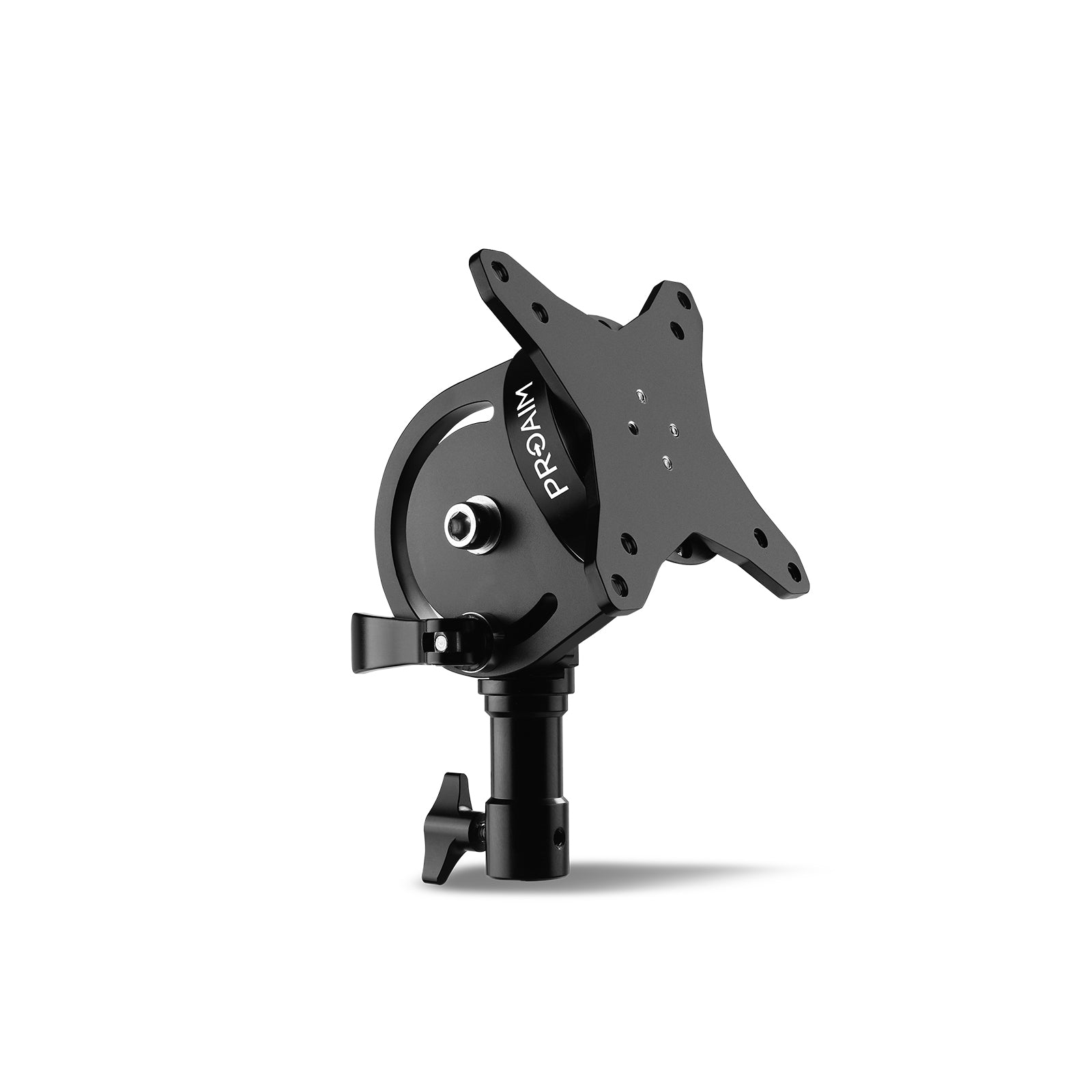 360° Rotation VESA 75mm/100mm Tilting Monitor Mount with 5/8” Baby Pin Receiver