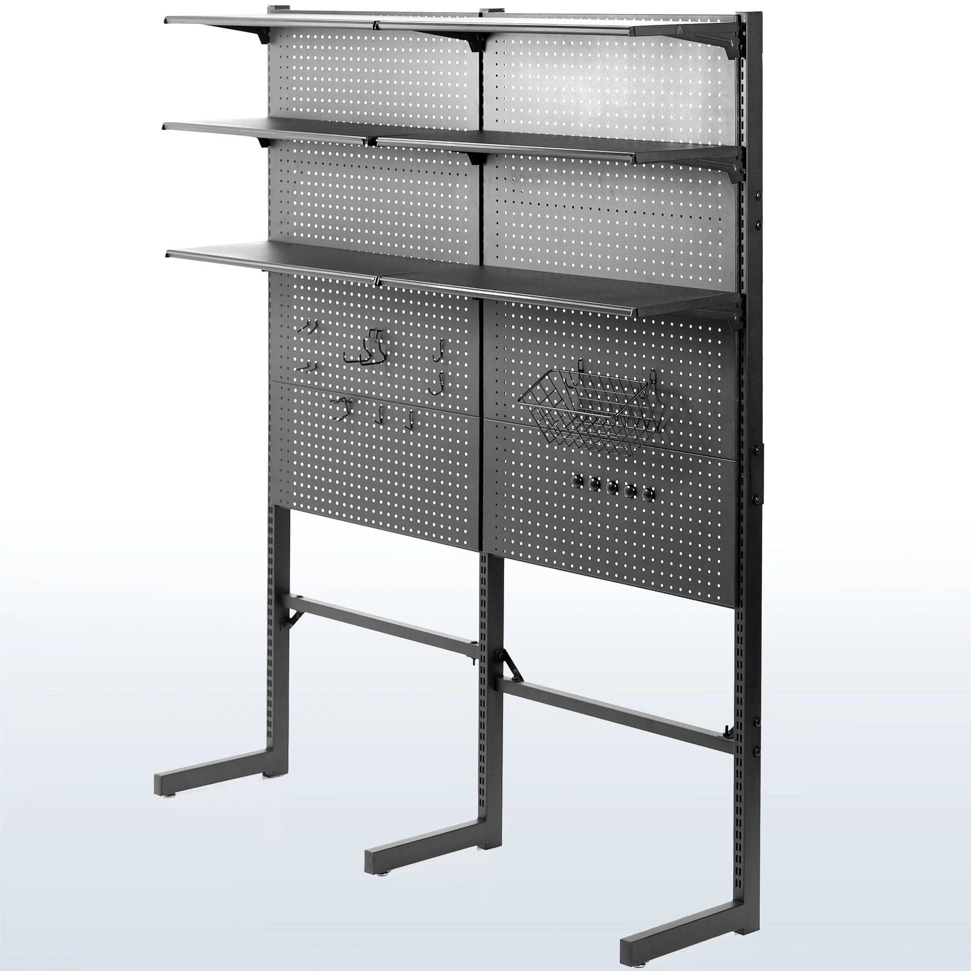 Freestanding Pegboard Organizer