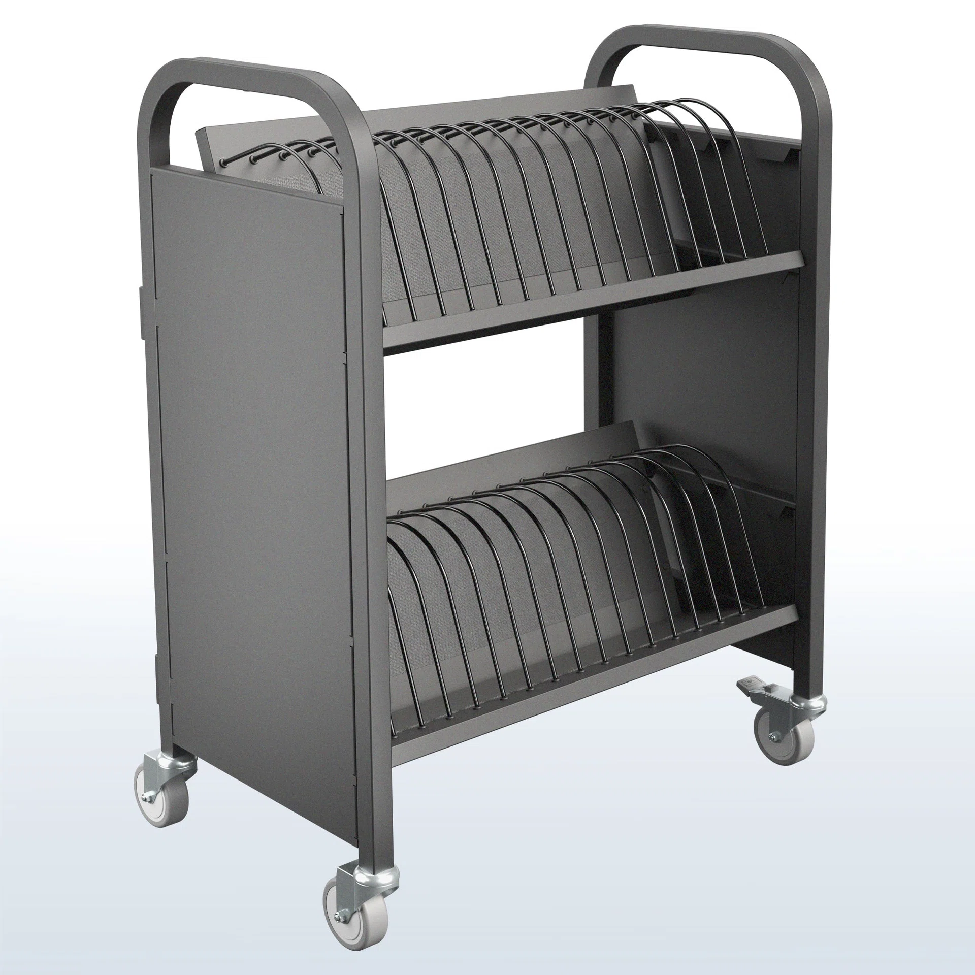 32-Bay Laptop and Table Open Charging Station Cart