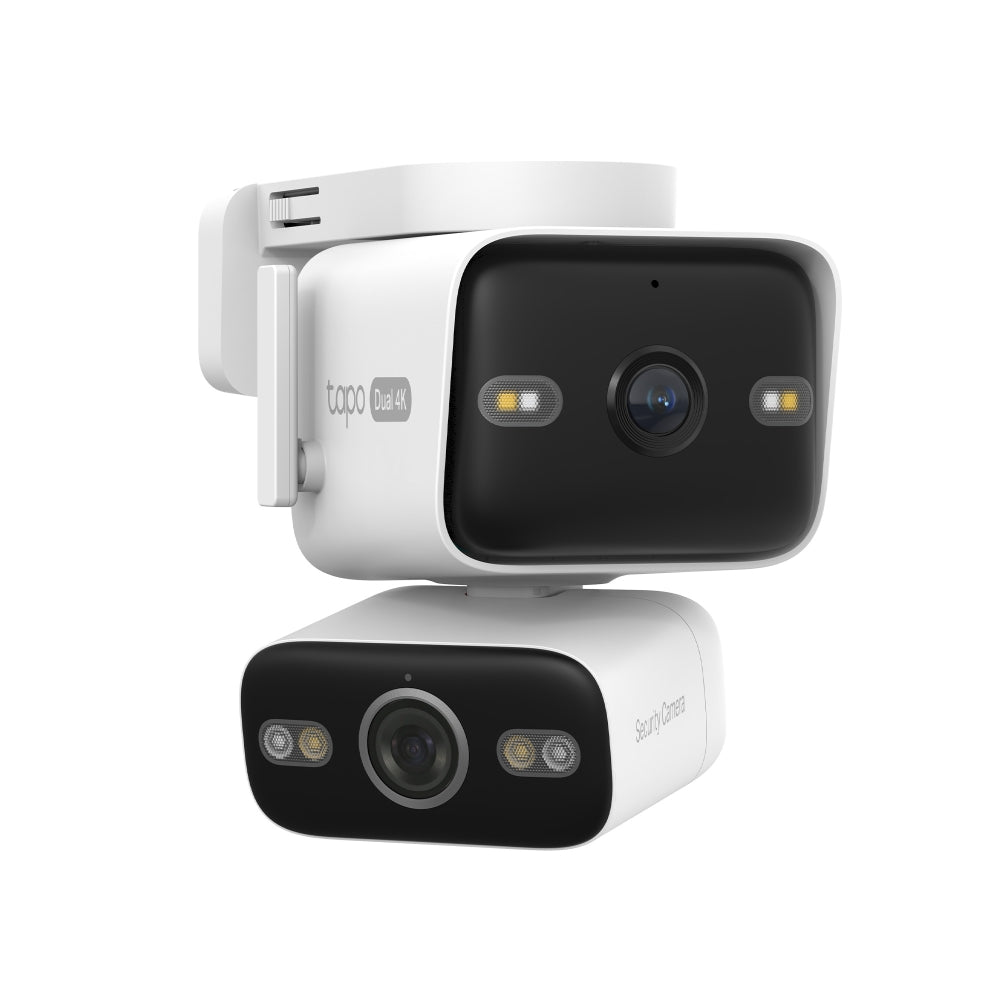 4K Dual-Lens Wired Pan/Tilt PoE Security Camera, Tapo C575D