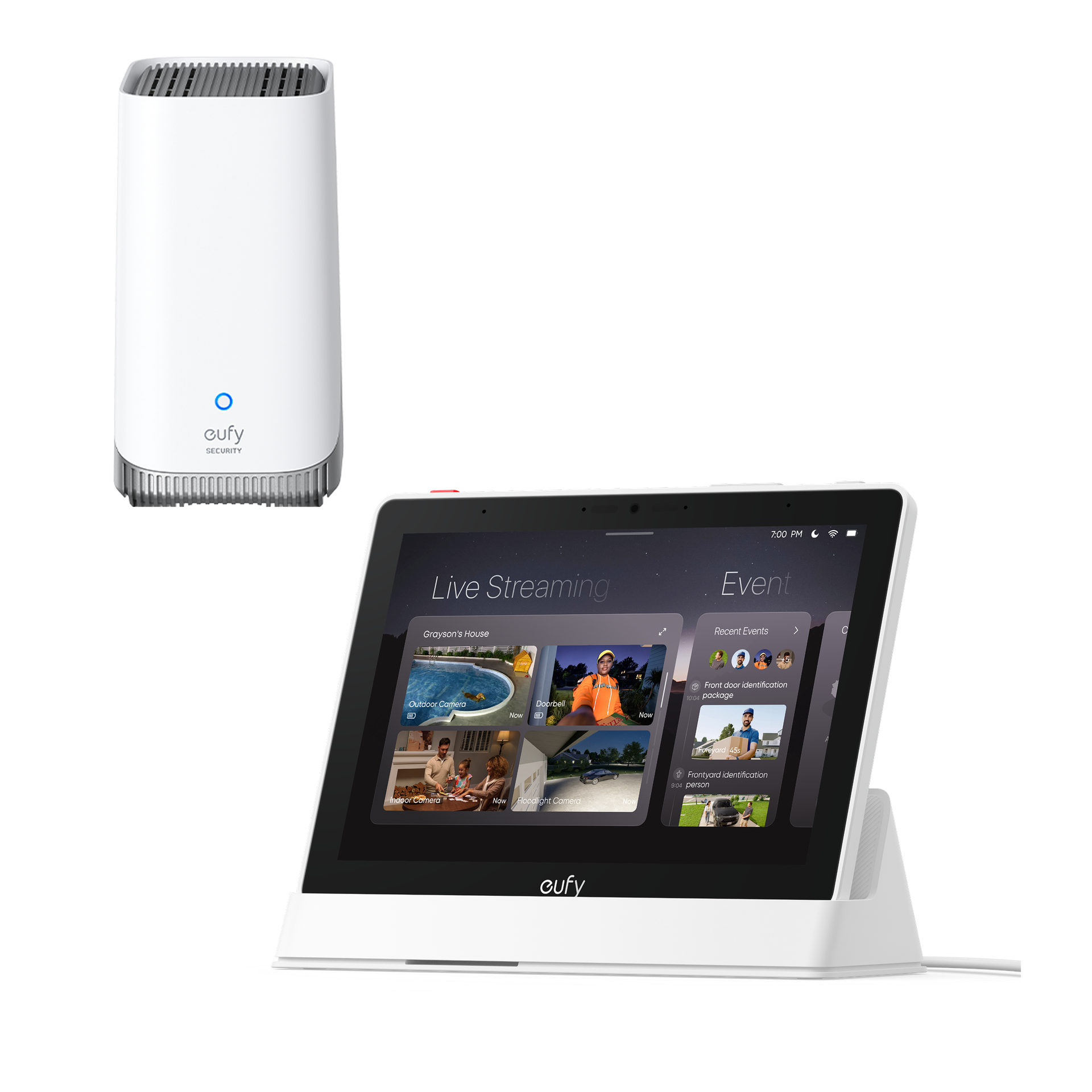 eufy Smart Display E10 + eufy HomeBase™ S380