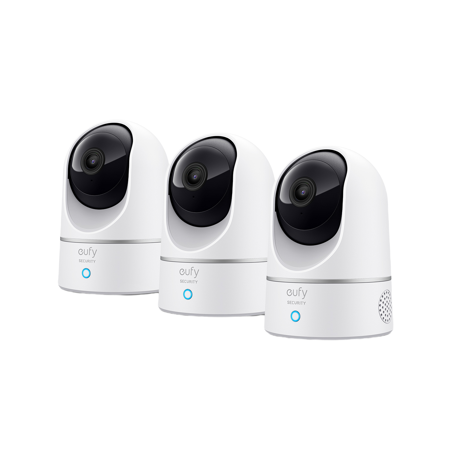 Eufy Indoor Cam E220 (2K, 3-Cam Kit, Pan & Tilt): product detail 1