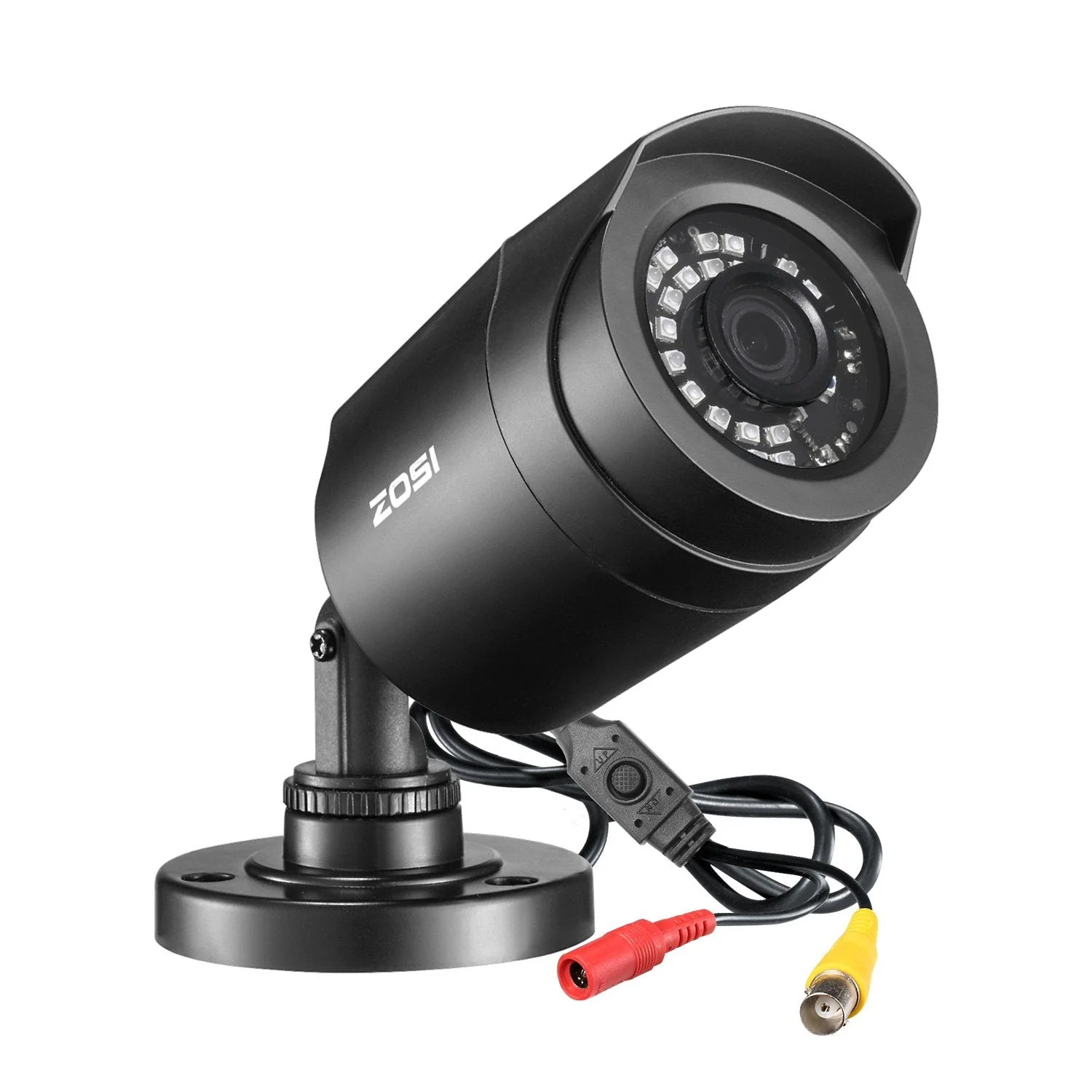 C106 1080P TVI CVI AHD CVBS CCTV Security Camera (ZG1062C) — Black — 5-Camera Pack