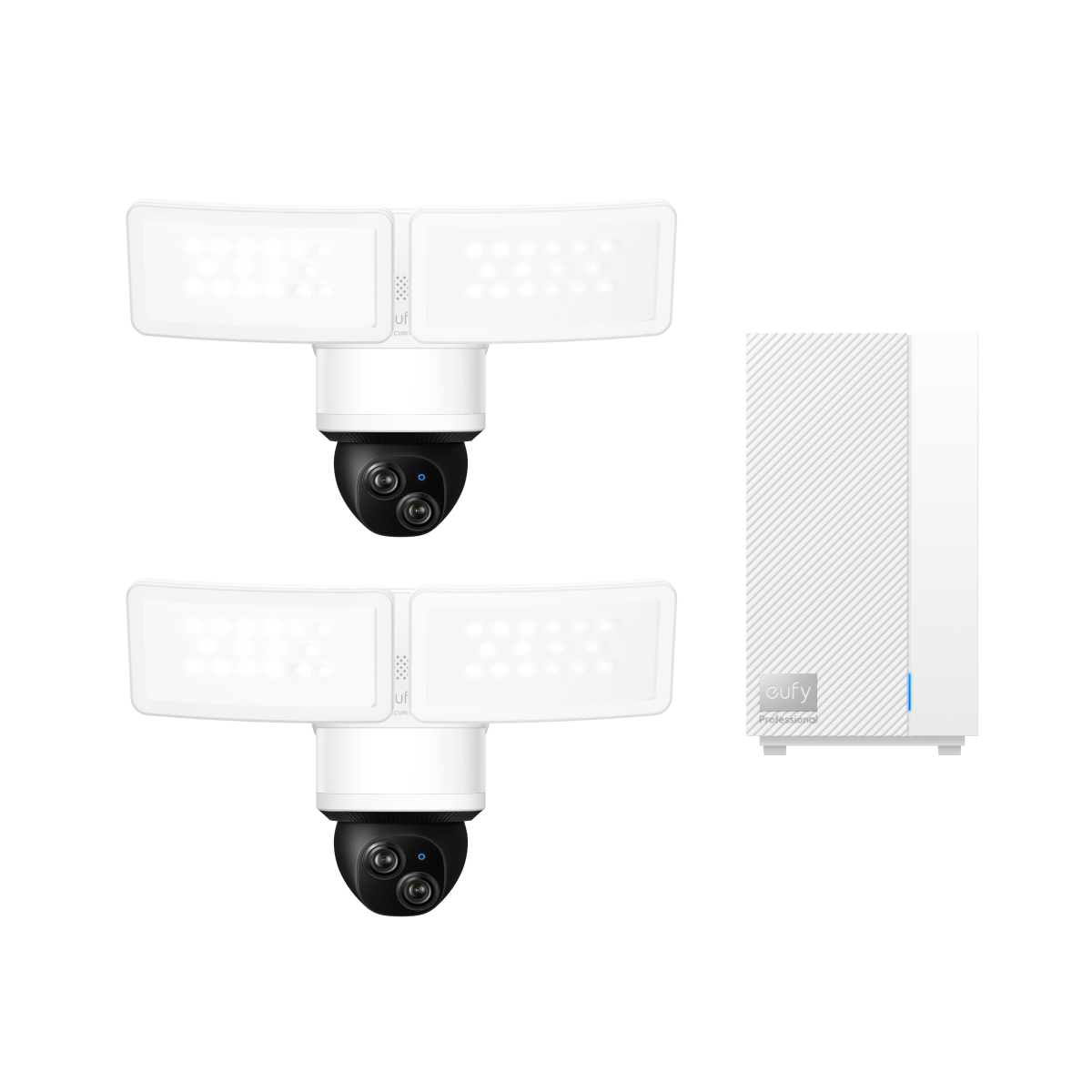 eufy Floodlight Camera E340 (2-Cam Kit) + eufy HomeBase™ Professional S1