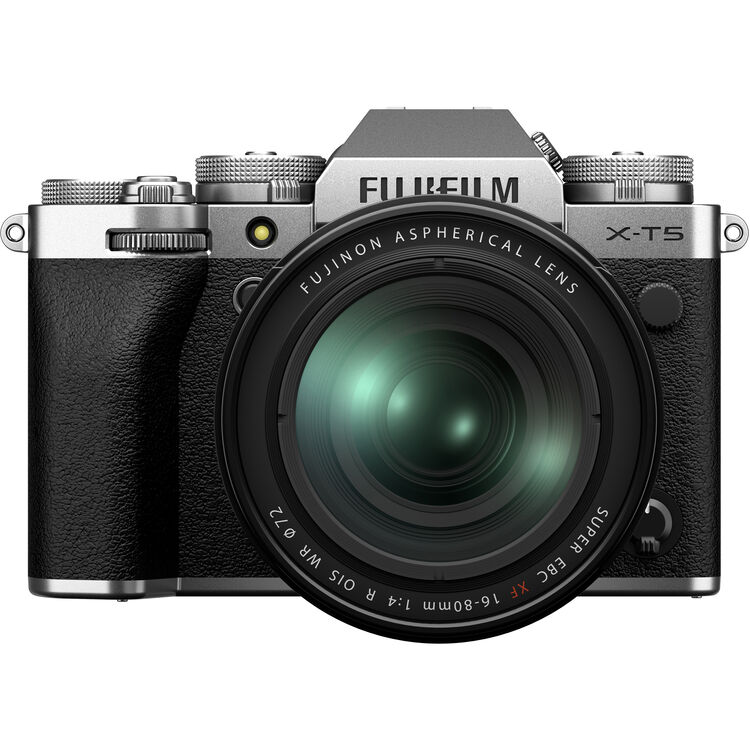 X-T5 Mirrorless Camera with 16-80mm f/4 Lens (Silver)