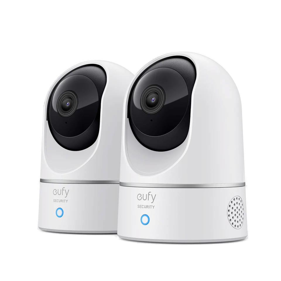 Eufy Indoor Cam E220 (2K, 2-Cam Kit, Pan & Tilt)