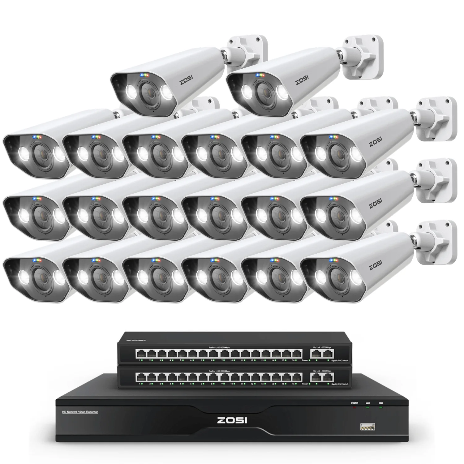 Security systems product — 1NR-328D44-US+1PC-1828HW-US*20+1PS-24G2-US*2