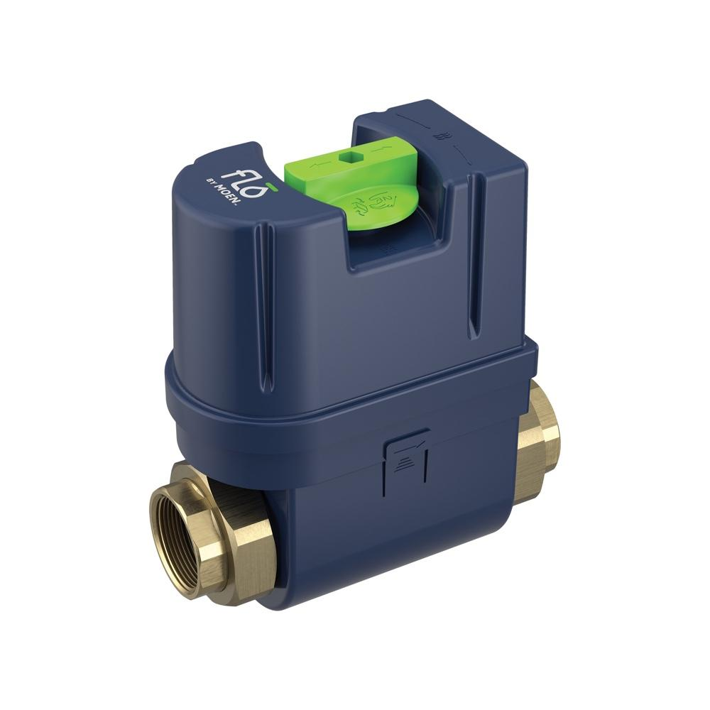 Flo by Moen 1-1/4-Inch Smart Water Shutoff (for Works with Ring)