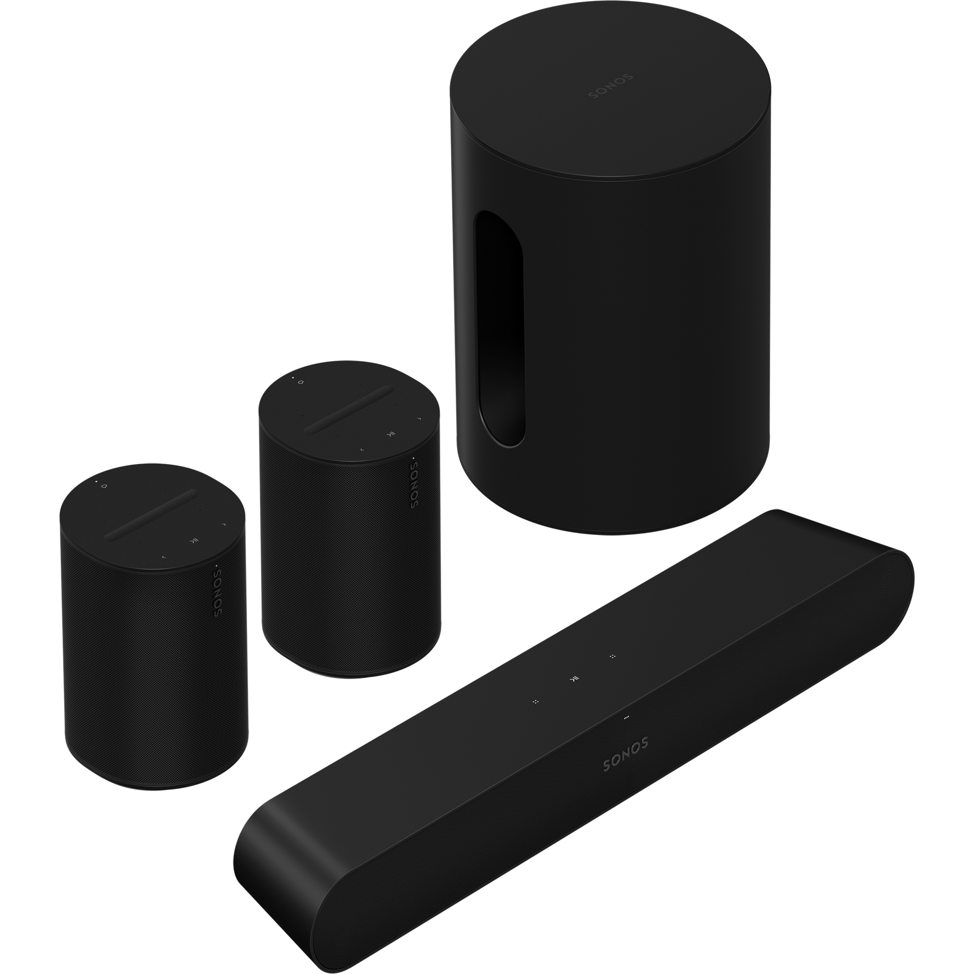 Black Ray, Sub Mini, and pair of Era 100s