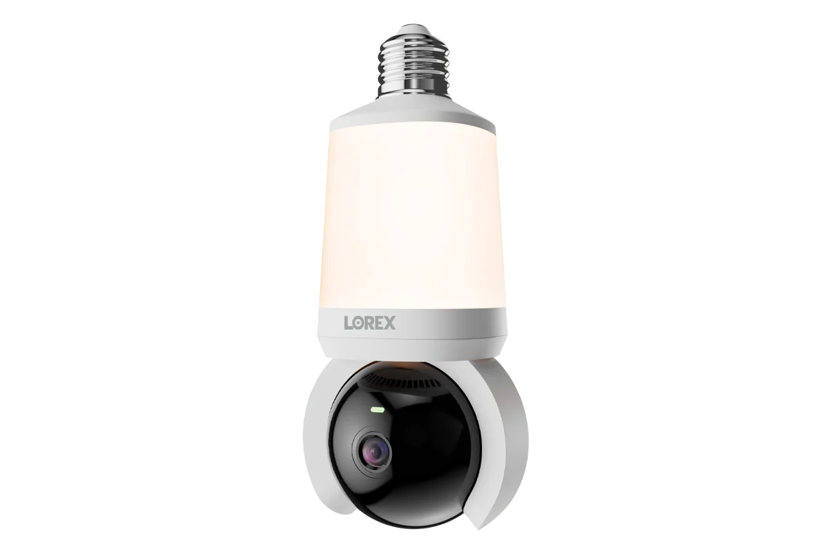 Lorex Connect 2K Wi-Fi Smart Lightbulb Pan-Tilt Camera