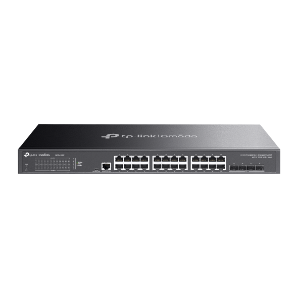 Omada 24-Port Gigabit L2+ Managed Switch with 4 10GE SFP+ Slots, SG3428X