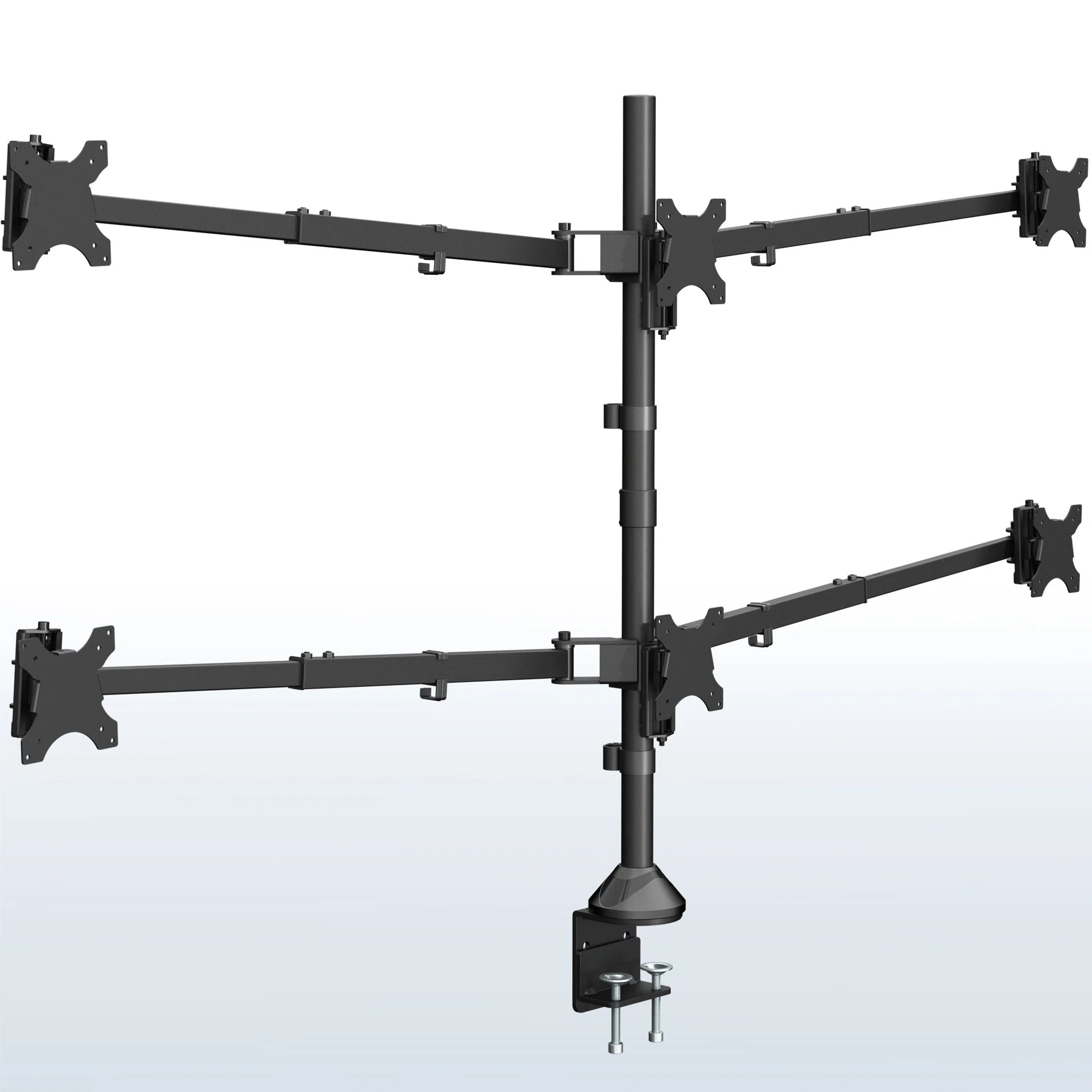 VIVO Telescoping Hex Monitor Desk Mount - 24" to 38" Screens — Telescoping Hex Monitor Desk Mount - 24" to 38" Screens — Product view