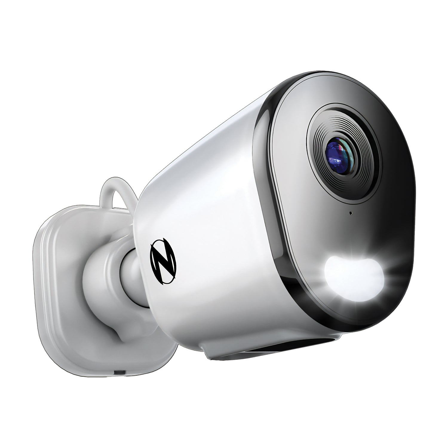 Night Owl Wi-Fi IP Plug In 4K HD Deterrence Camera with 2-Way Audio and Audio Alerts and Siren - White: exact-model product hardware or included component detail 1