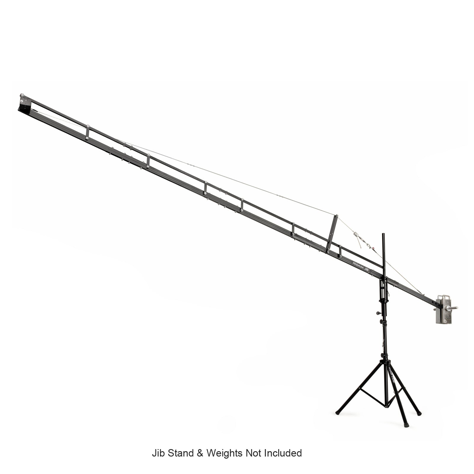 18ft Camera Crane Jib Arm for 3-axis Gimbals, Pan-Tilt & Fluid Head