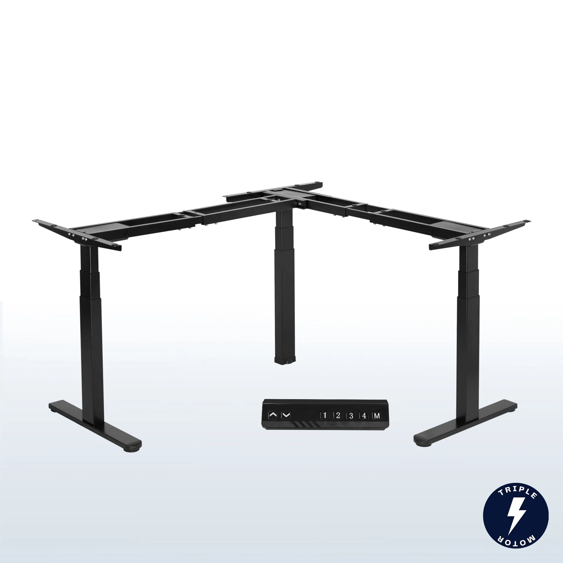 Electric Multi Motor Corner Desk Frame with Memory Controller
