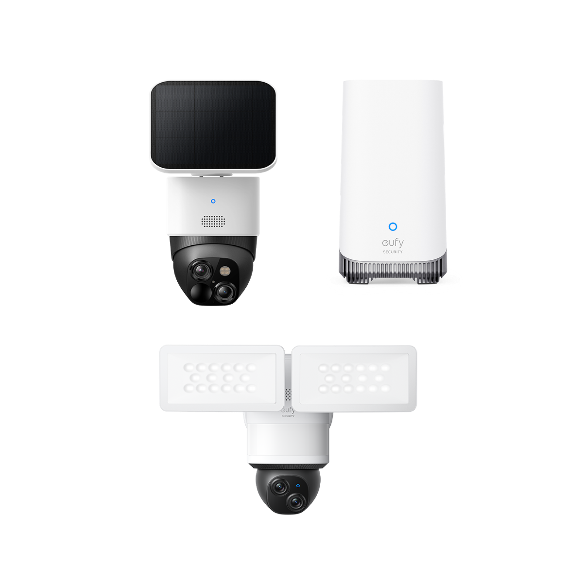 Eufy SoloCam S340 + Floodlight Camera E340 + HomeBase™ S380