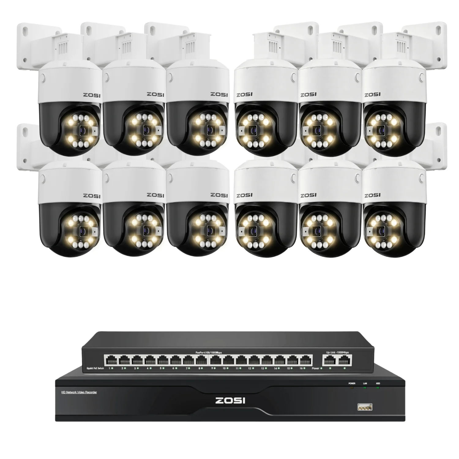 Security systems product — 1NR-328D44-US+1PC-2968HW-US*12