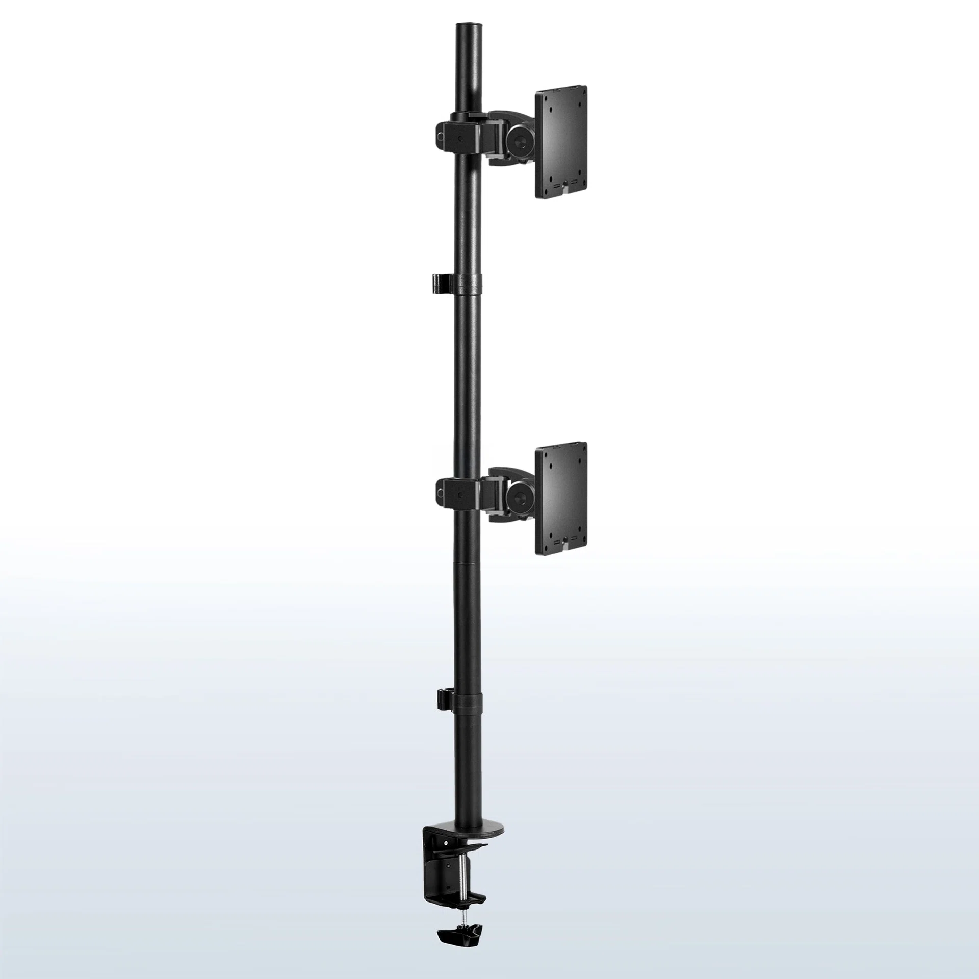 VIVO Dual Ultrawide Vertical Monitor Desk Mount - Up to 49" Screens — Dual Ultrawide Vertical Monitor Desk Mount - Up to 49" Screens — Product view