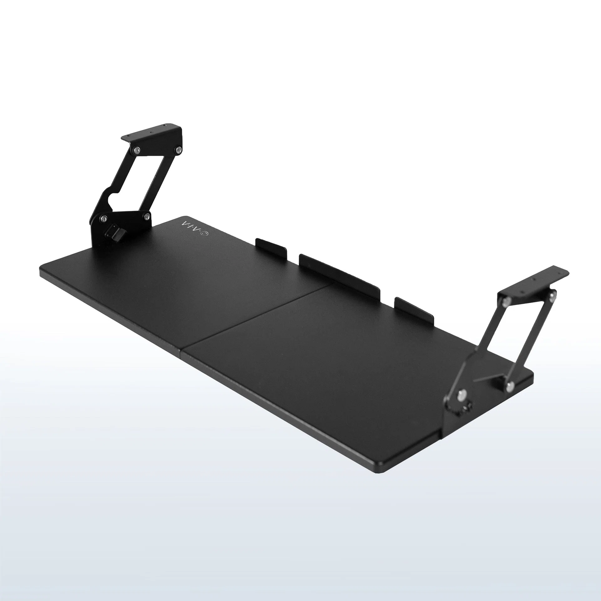 VIVO Under Desk Keyboard Tray with Swinging Height Adjustment — Black / 27" — Product view
