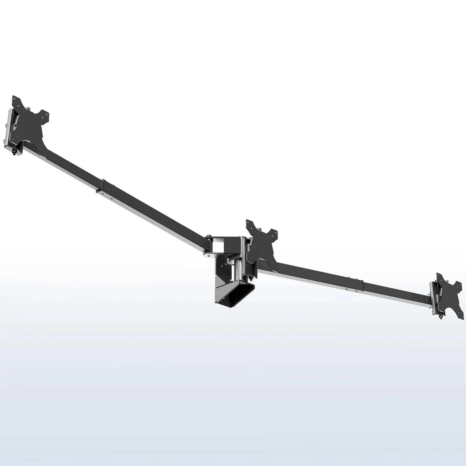 VIVO Telescoping Triple Monitor Wall Mount - Up to 38" Screens — Telescoping Triple Monitor Wall Mount - Up to 38" Screens — Product view