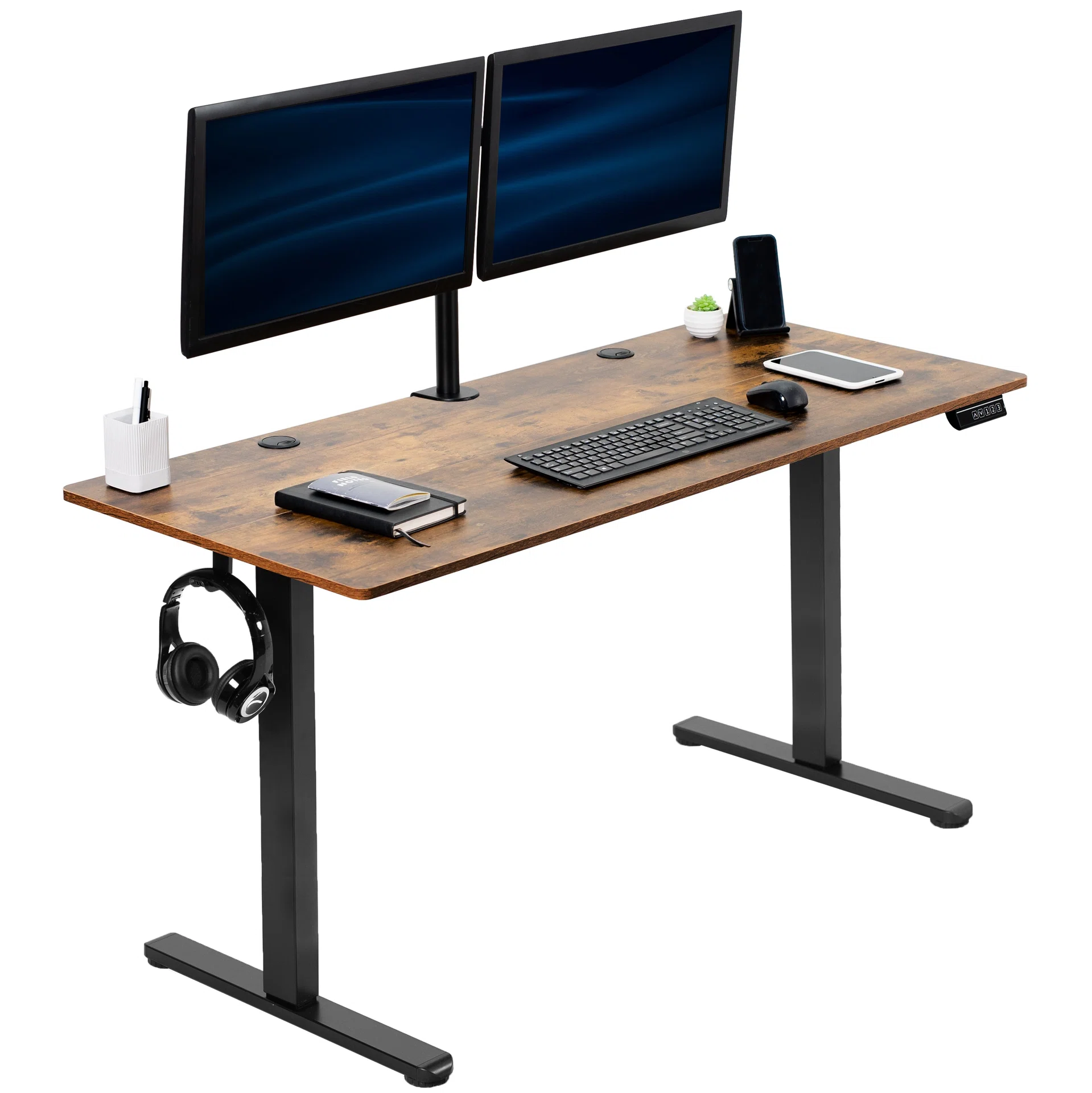 E155 Series - 55" x 24" Electric Desk