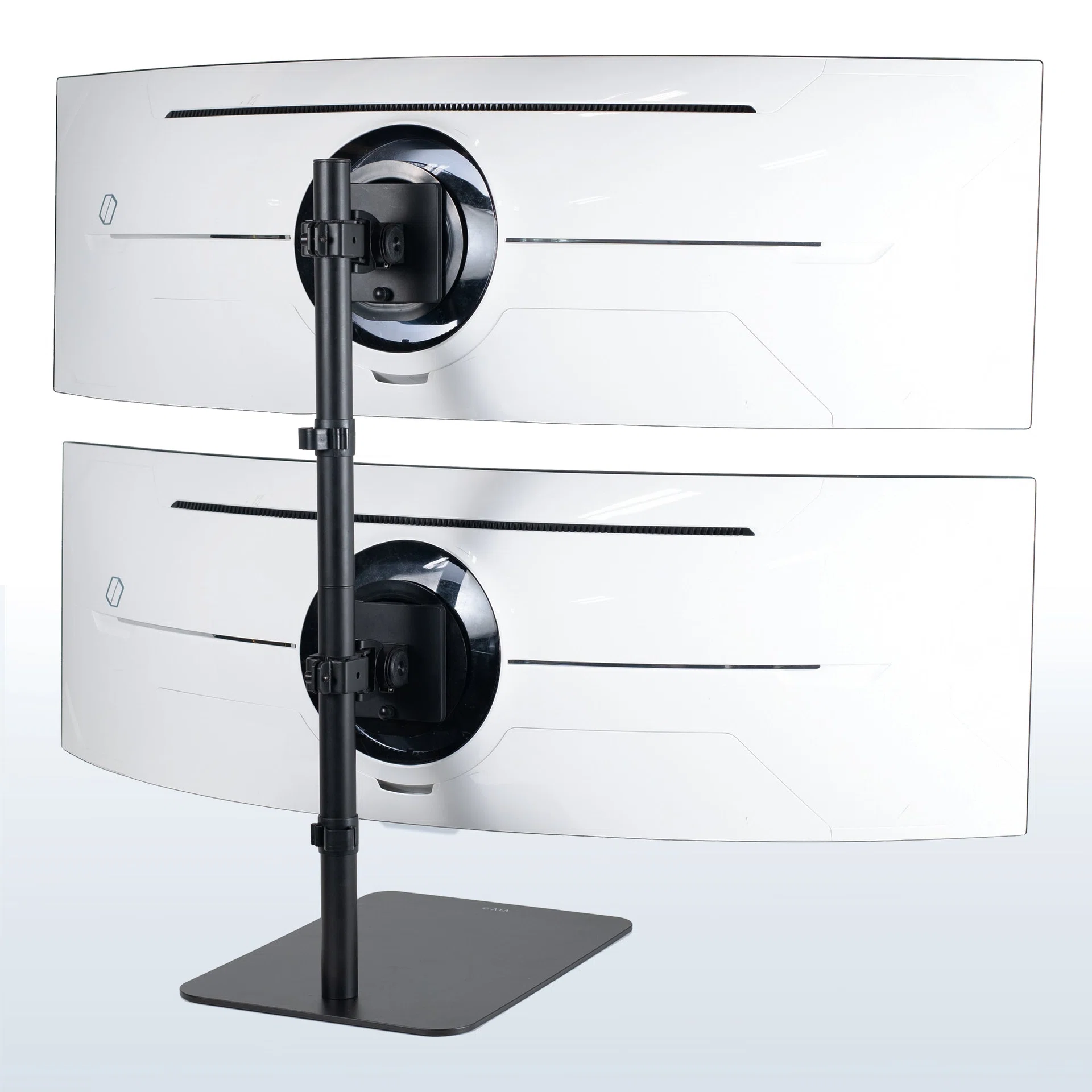 VIVO Dual Ultrawide Vertical Monitor Desk Stand - Up to 49" Screens — Dual Ultrawide Vertical Monitor Desk Stand - Up to 49" Screens — Product view