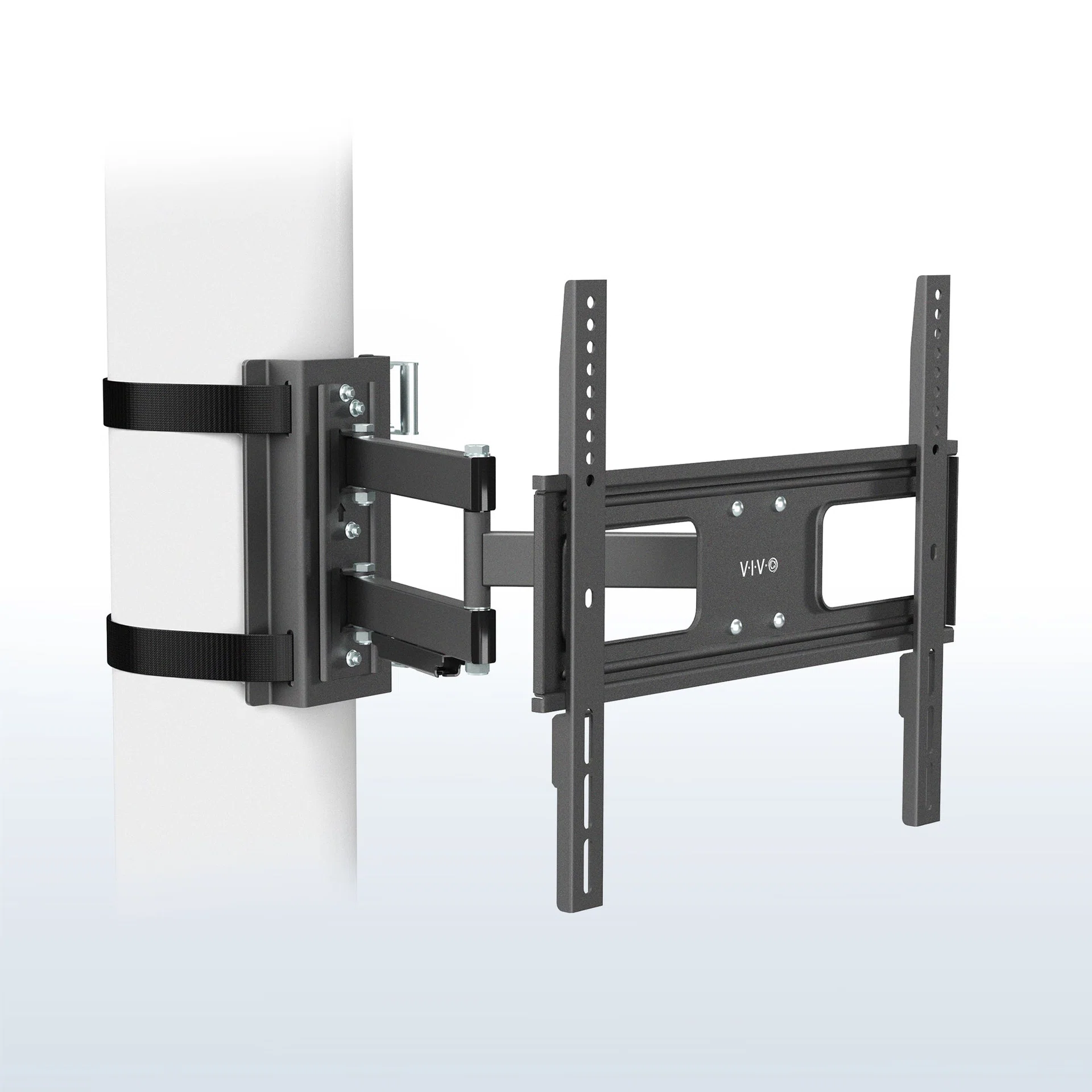 VIVO Strap-On Full Motion Round and Square Column TV Mount - 32" to 85" Screens — Strap-On Full Motion Round and Square Column TV Mount - 32" to 85" Screens — Product view